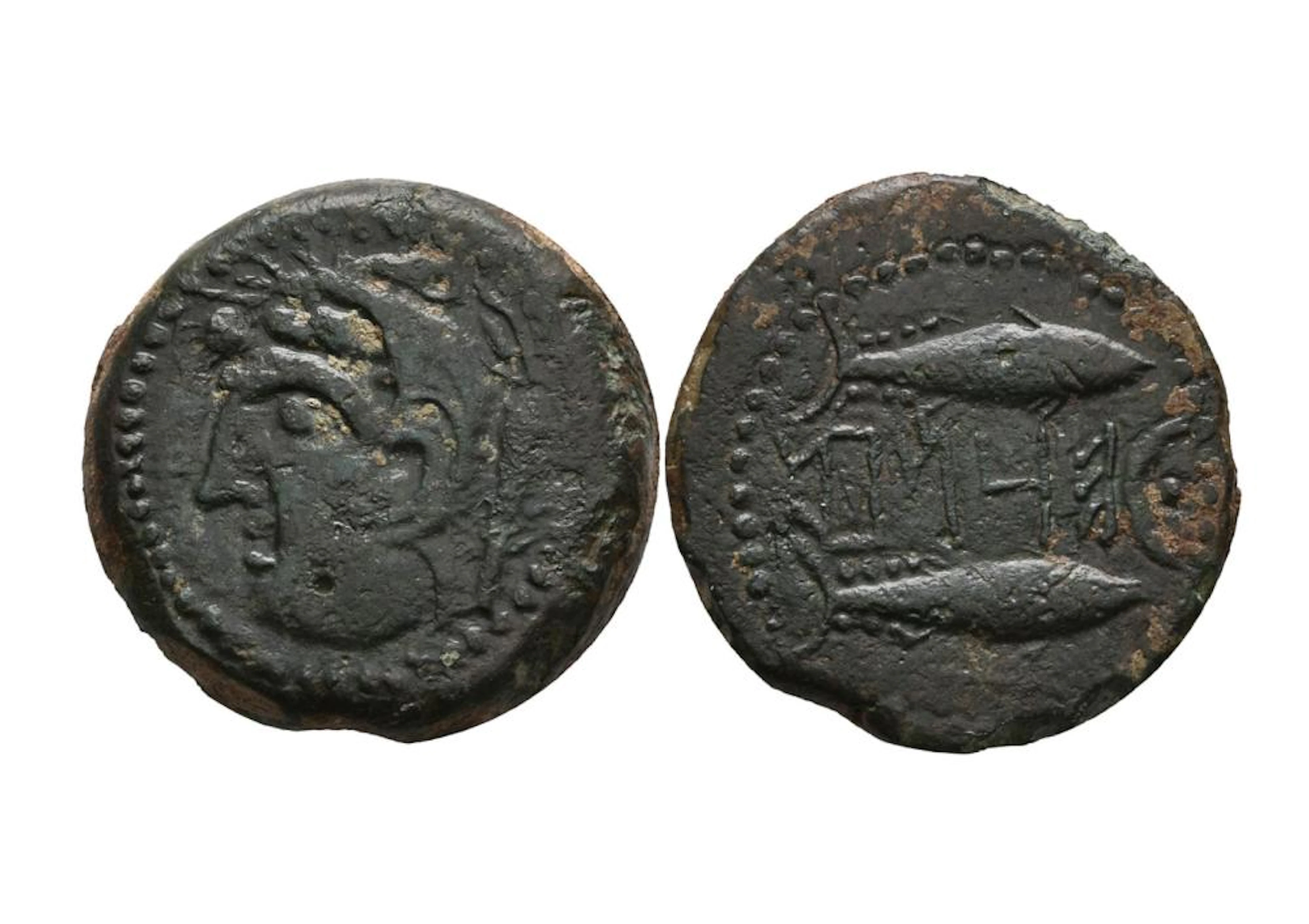 Hispano-Romana,Ketovion,150-50 a.C,Cobre,P.16,80 g