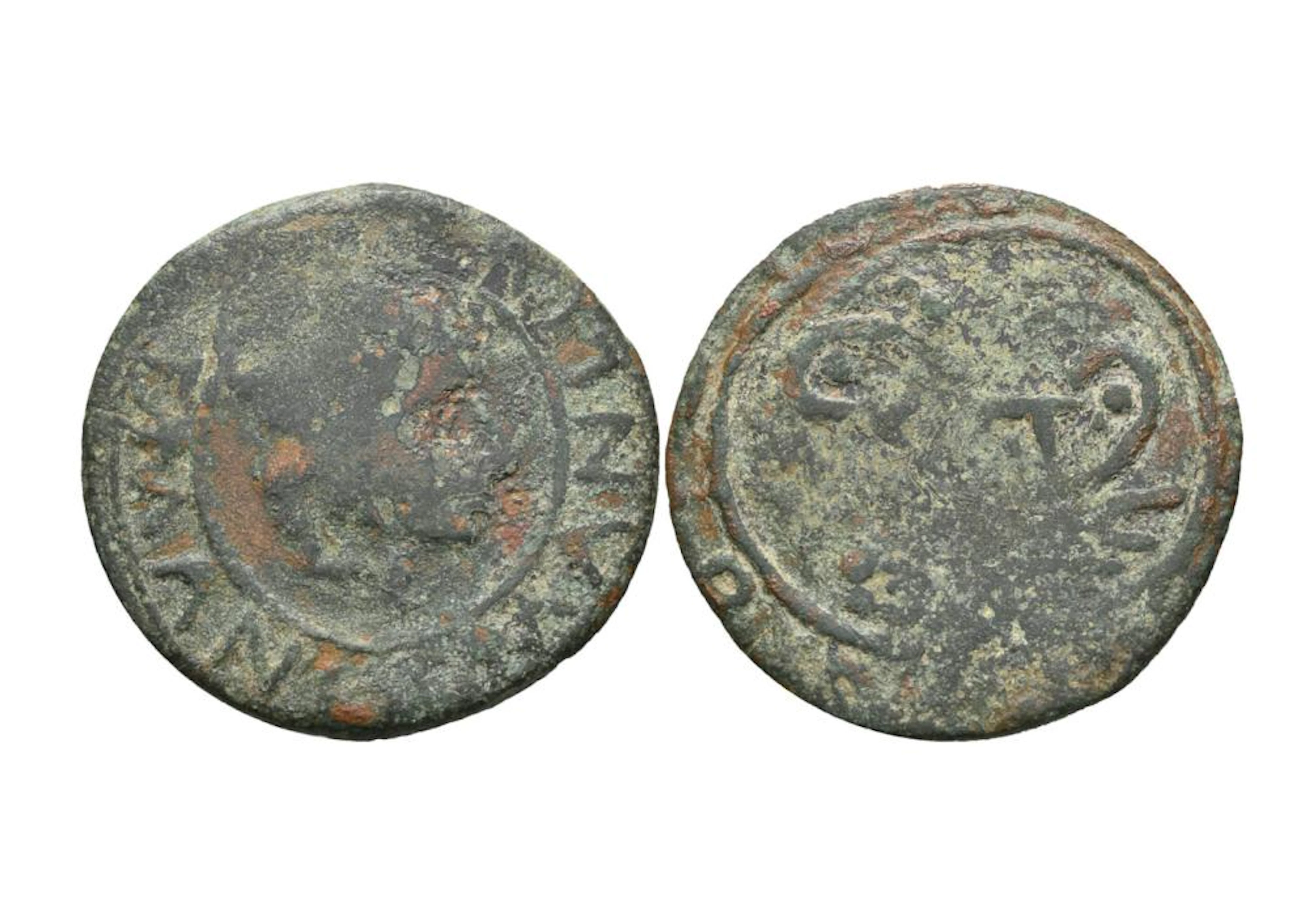 Hispano-Romana,Brutobriga,I a.C,Rara,Cobre,P.1,57g