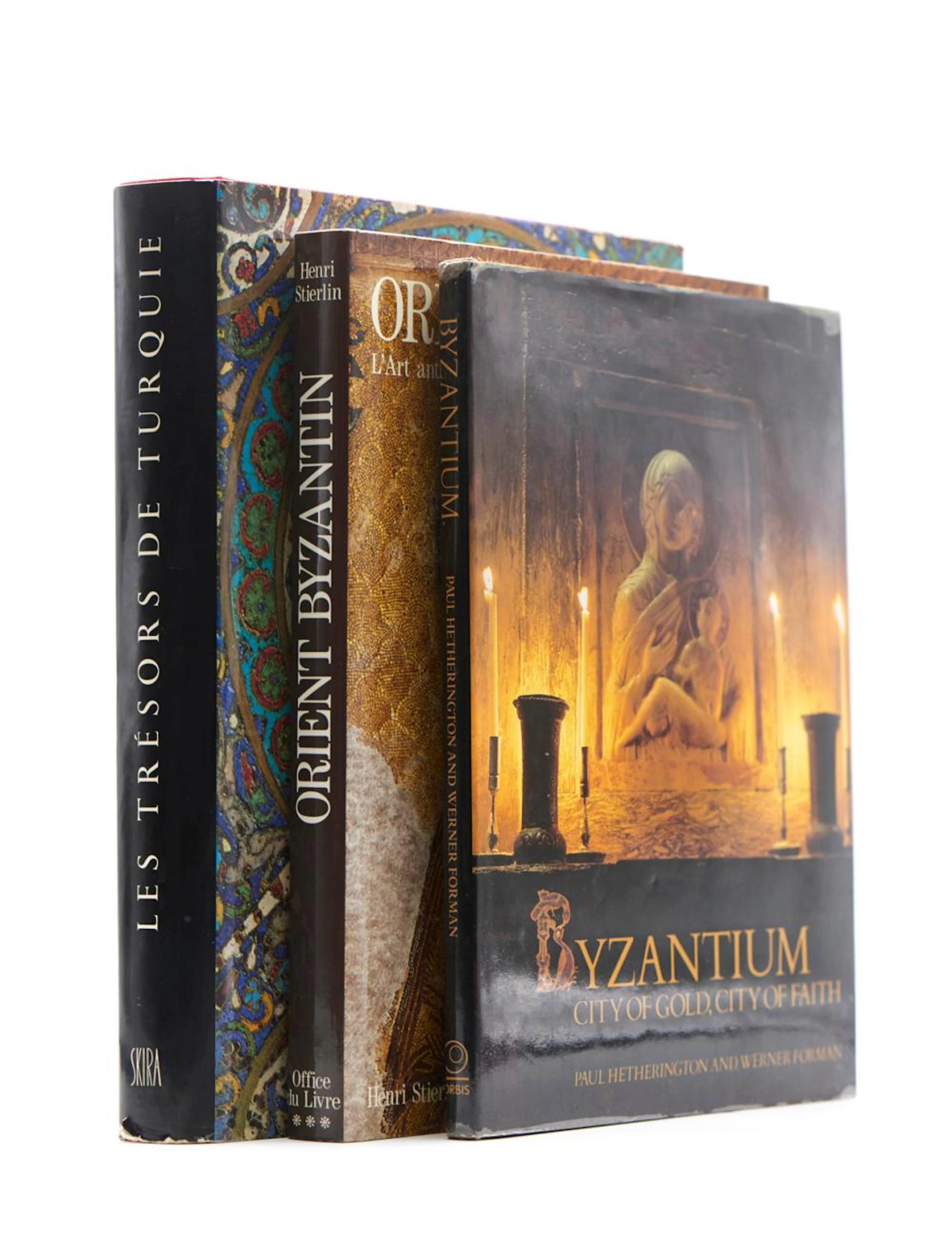 ARTE BIZANTINA. Lote de 3 vols. encs.