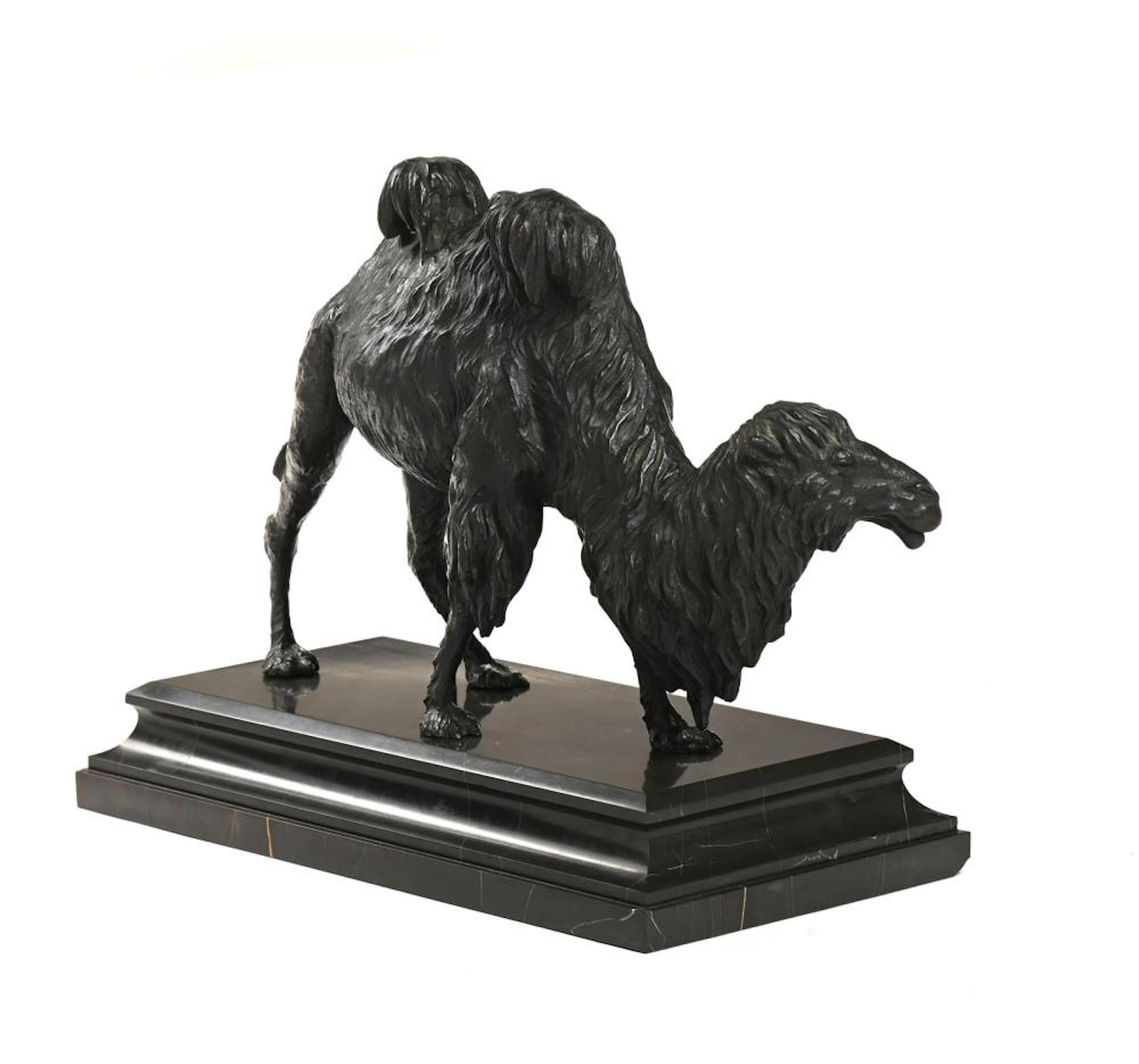 Camelo, escultura japonesa em bronze