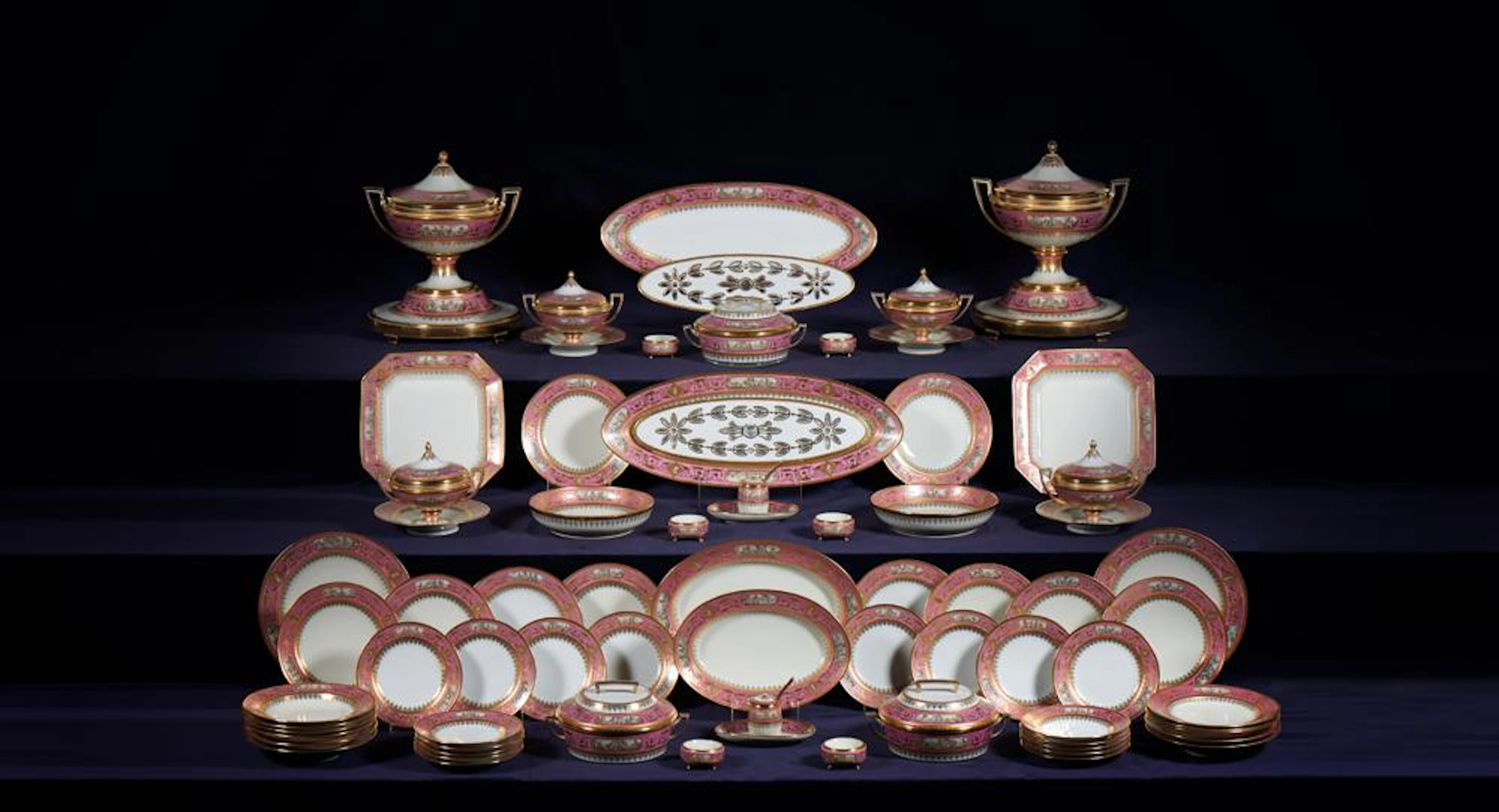 Parte de serviço de jantar porcelana Viena (153)