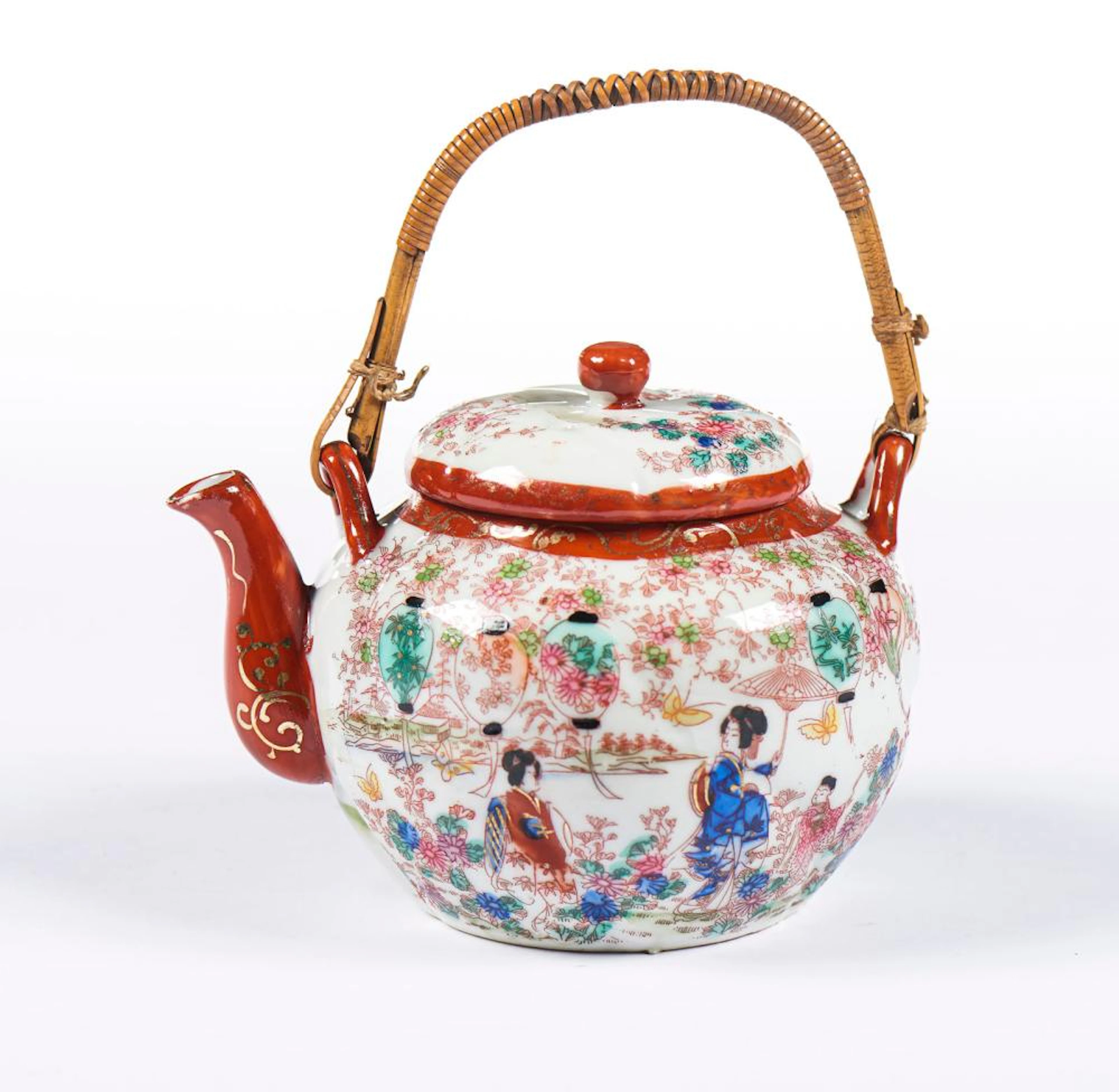 Bule em porcelana japonesa