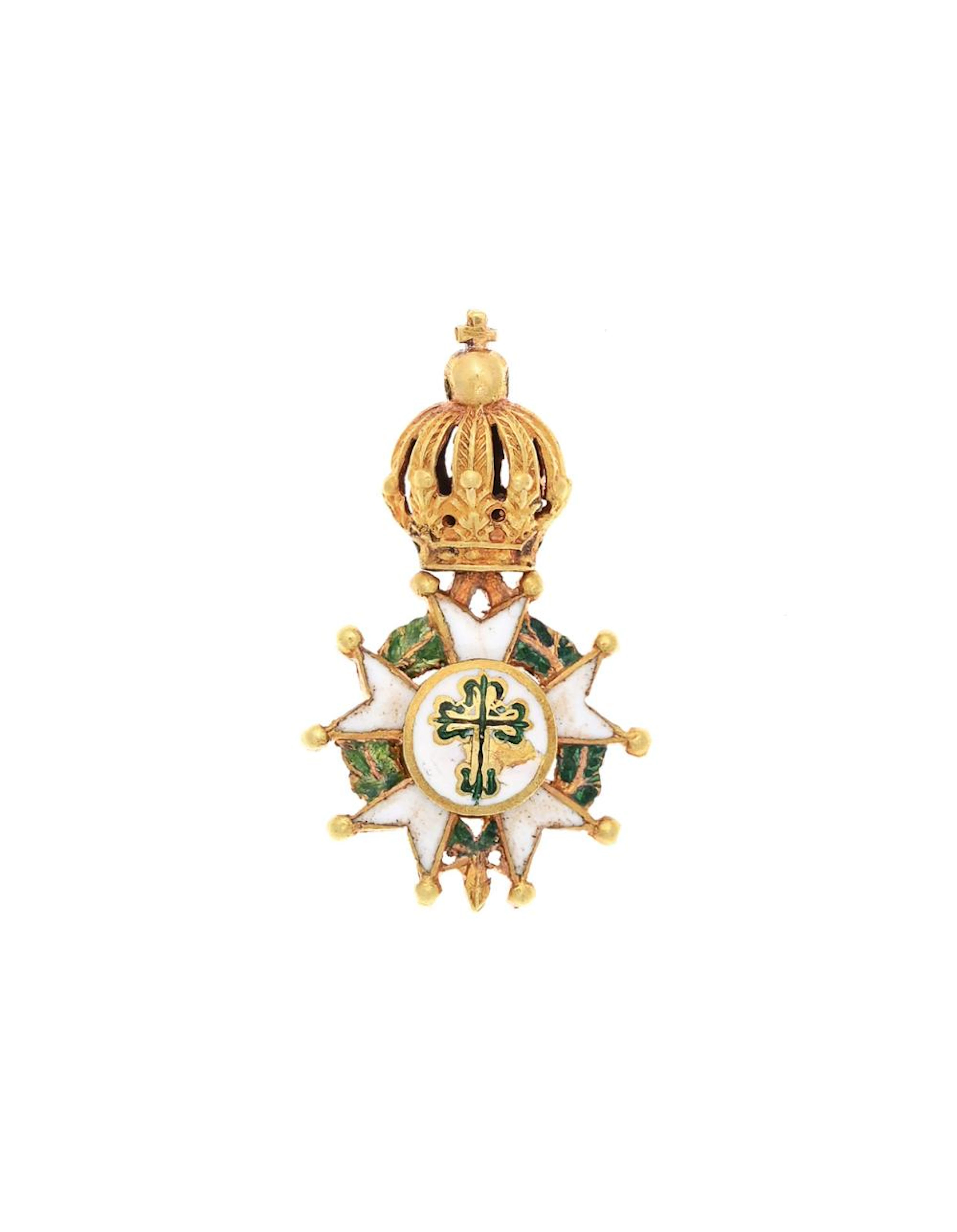 Miniatura Ordem Militar de Avis, ouro, P. 1,3g