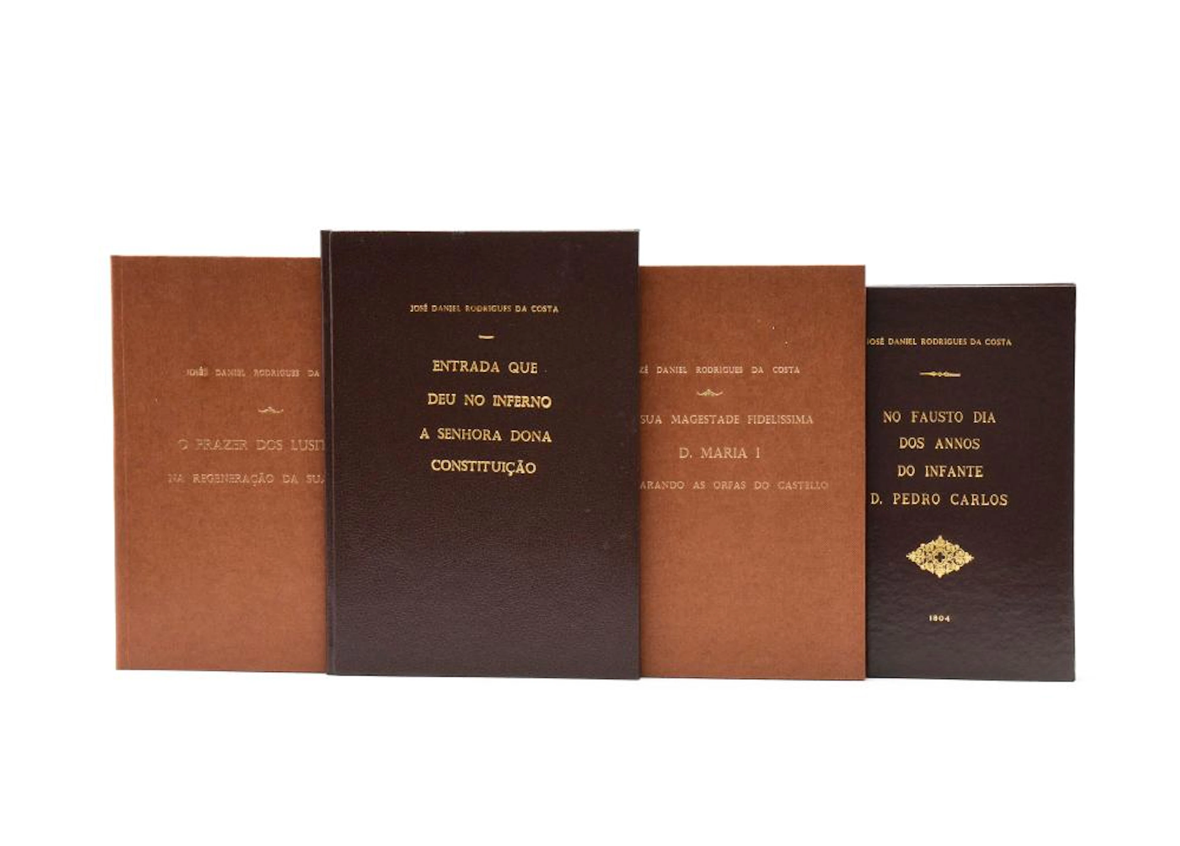 RODRIGUES DA COSTA, José Daniel. Lote de 4 vols.