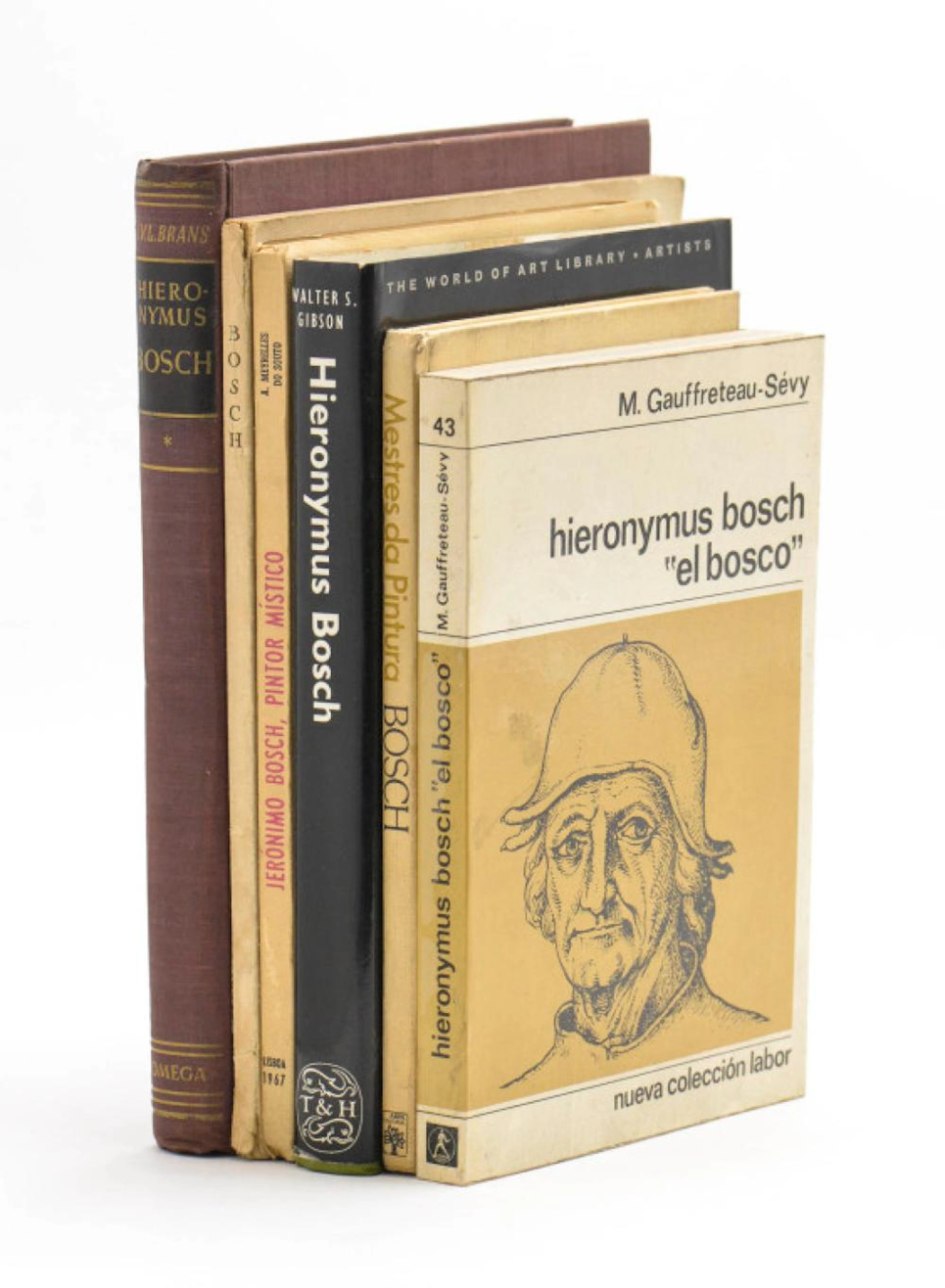BOSCH, Hieronymus. Lote de 6 vols.