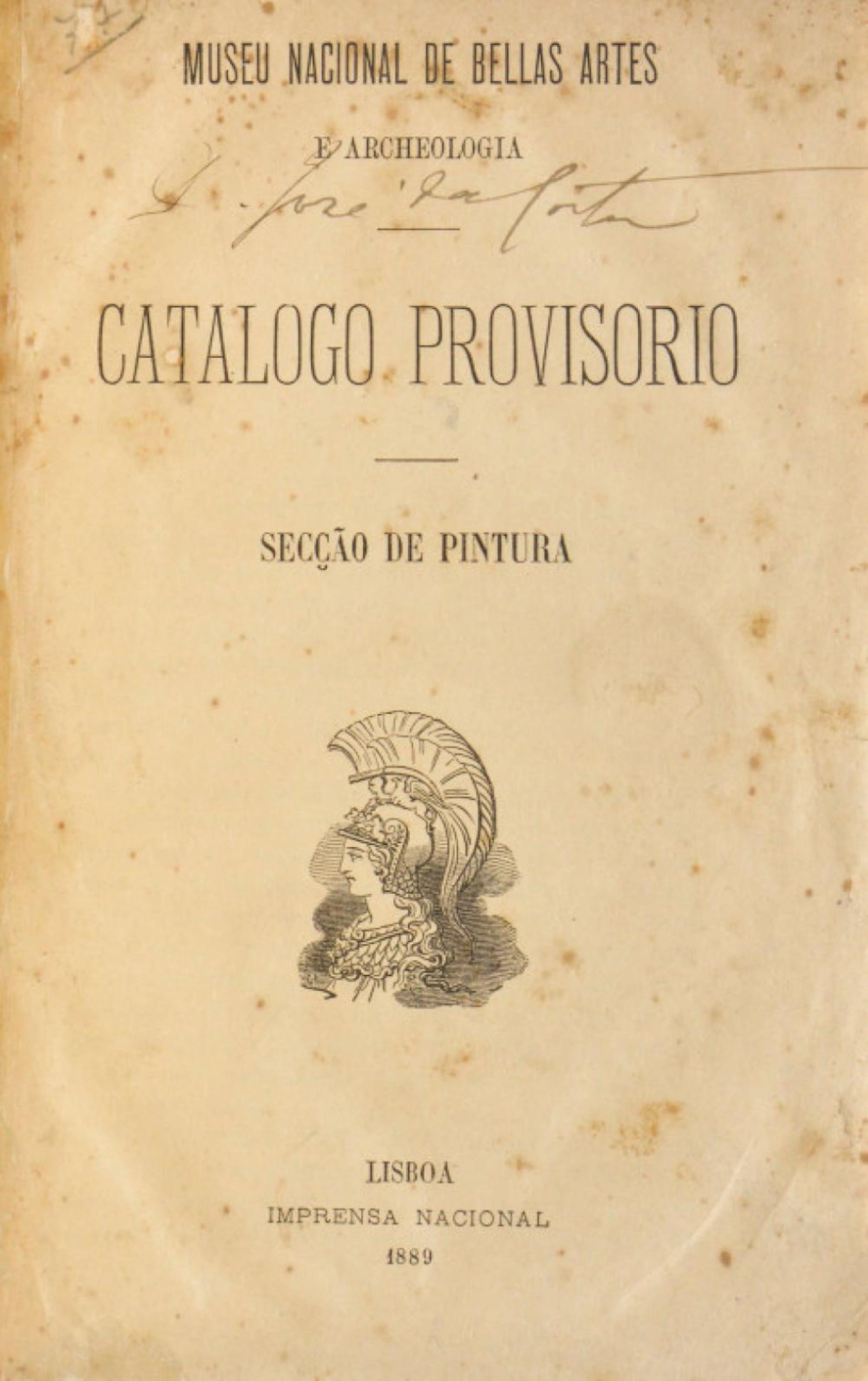 CATÁLOGOS COLECÇÃO DE PINTURA. Lote de 3 vols. encs.