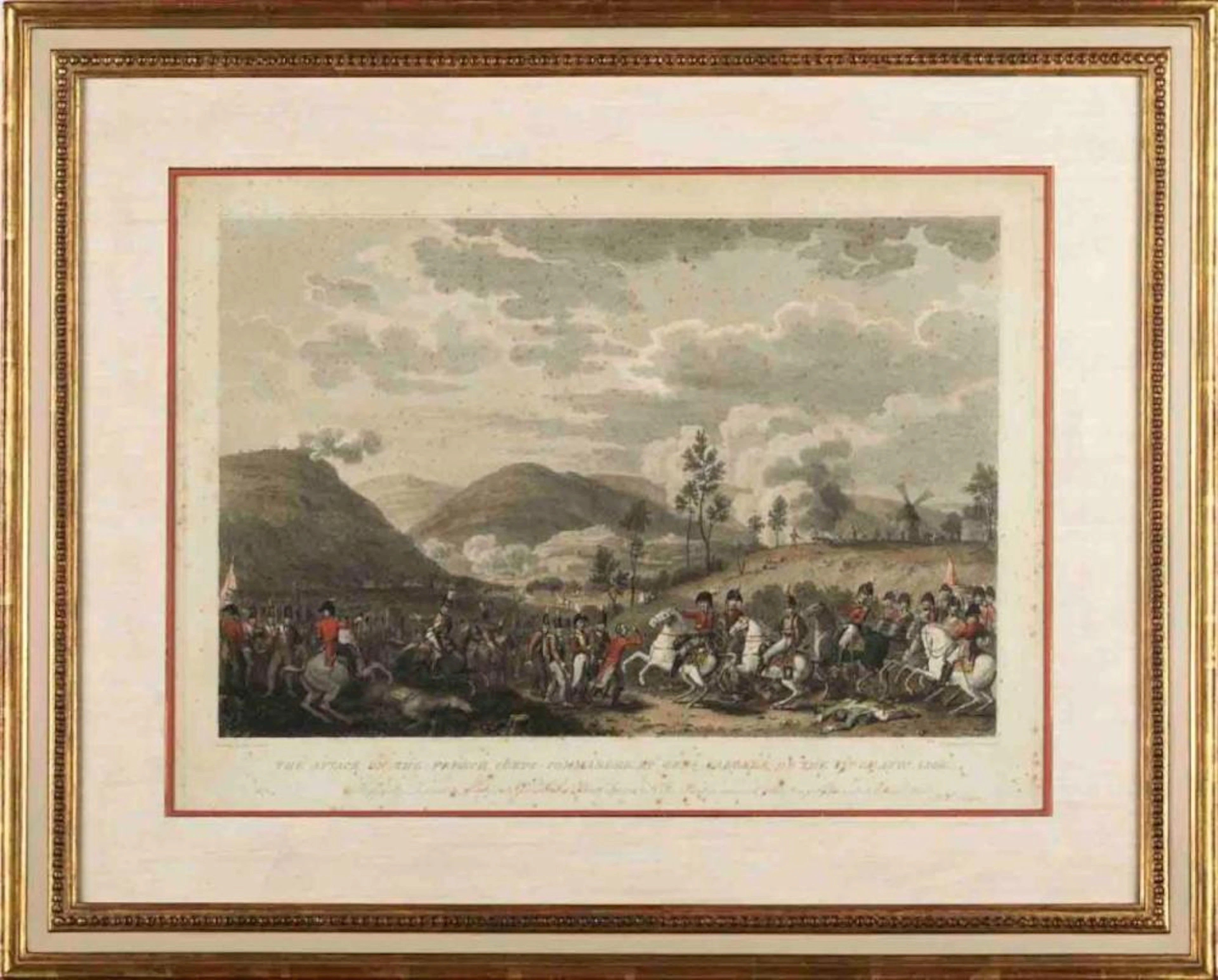Gravura, Henry L'Evêque, ataque às Tropas Francesas