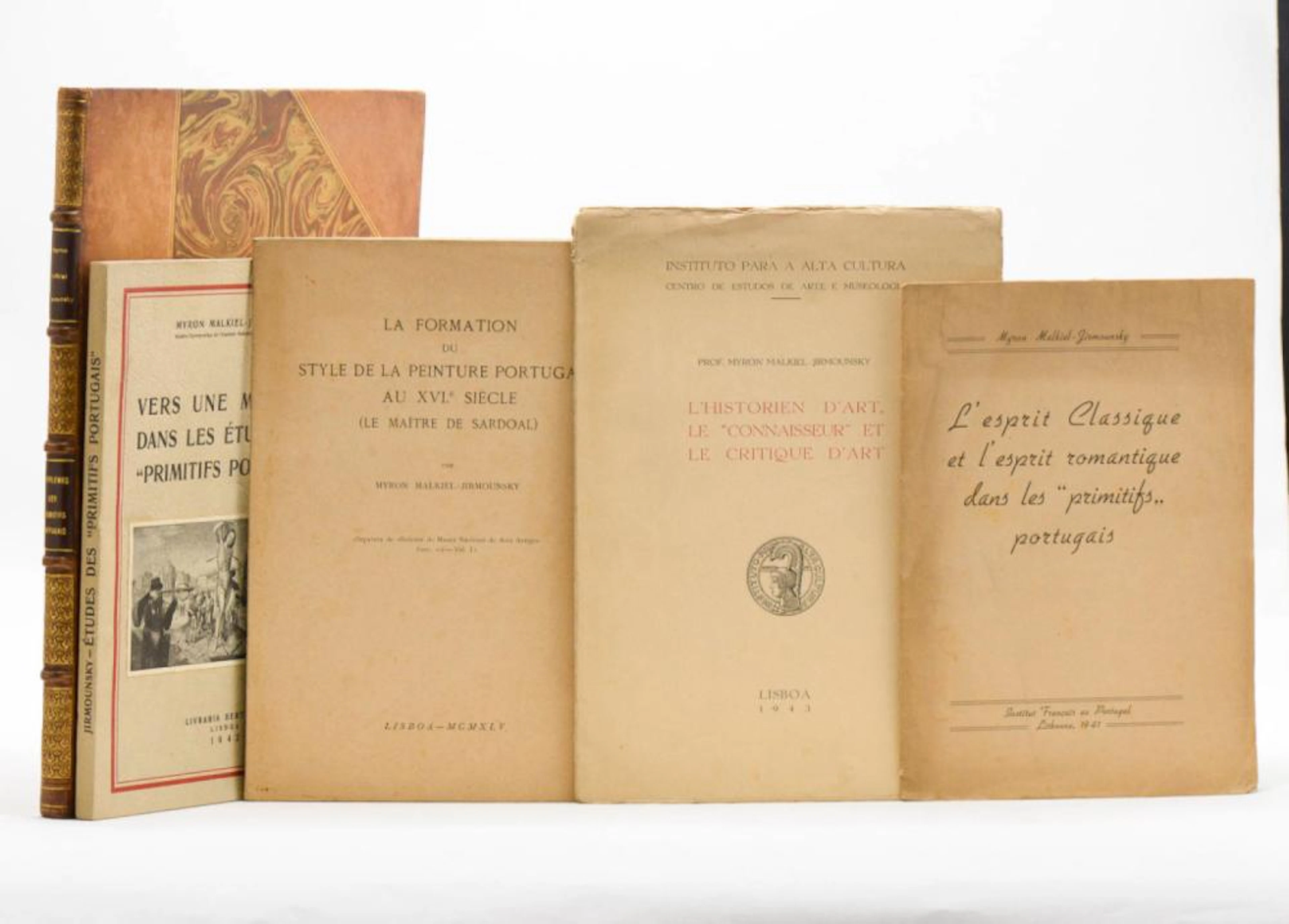 MALKIEL-JIRMOUNSKY, Myron. Lote de 5 vols. enc. e brs.