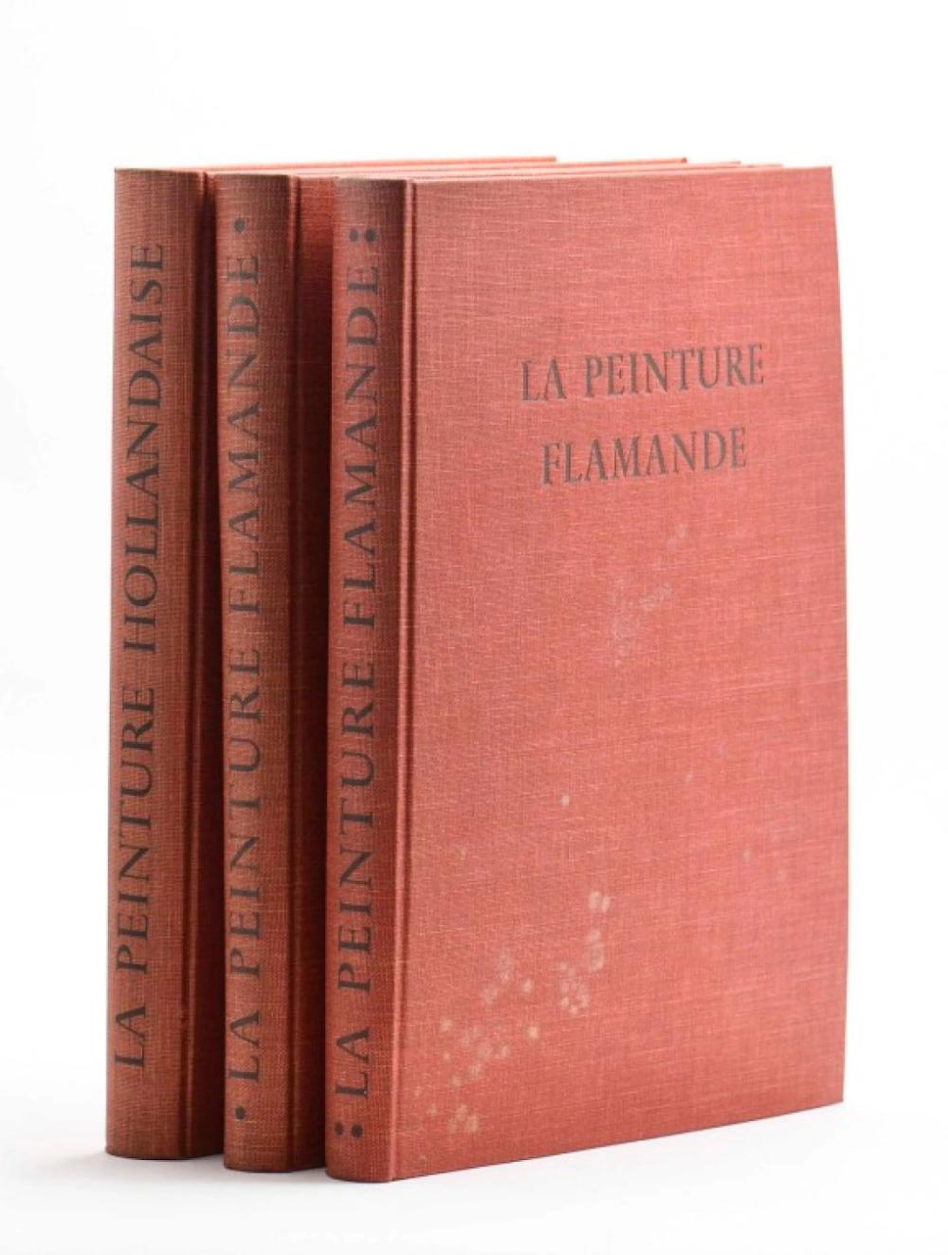 PINTURA FLAMENGA / HOLANDESA. Lote de 3 vols. encs.