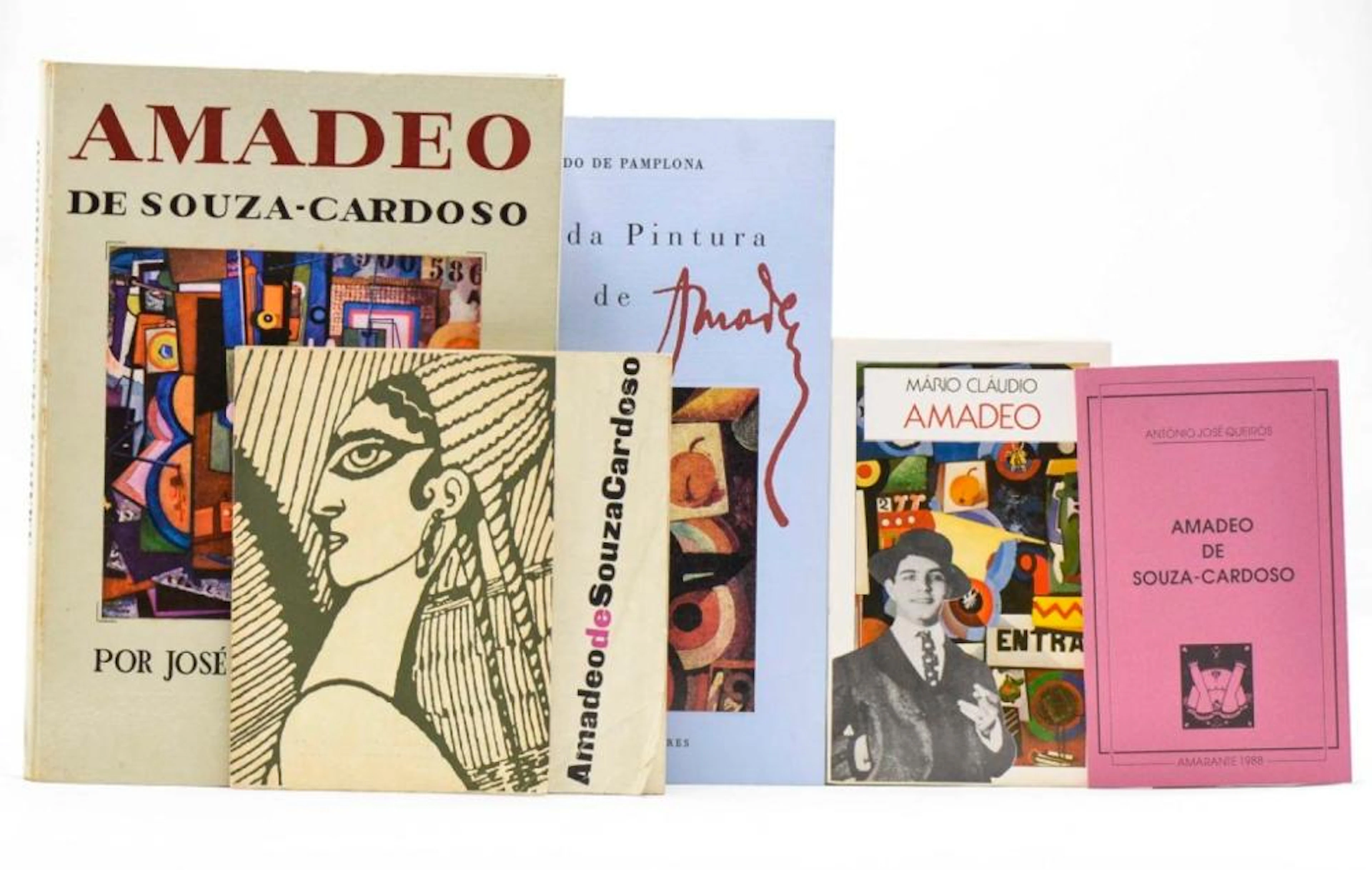 SOUZA-CARDOSO, Amadeo de. Lote de 6 vols. encs. e brs.