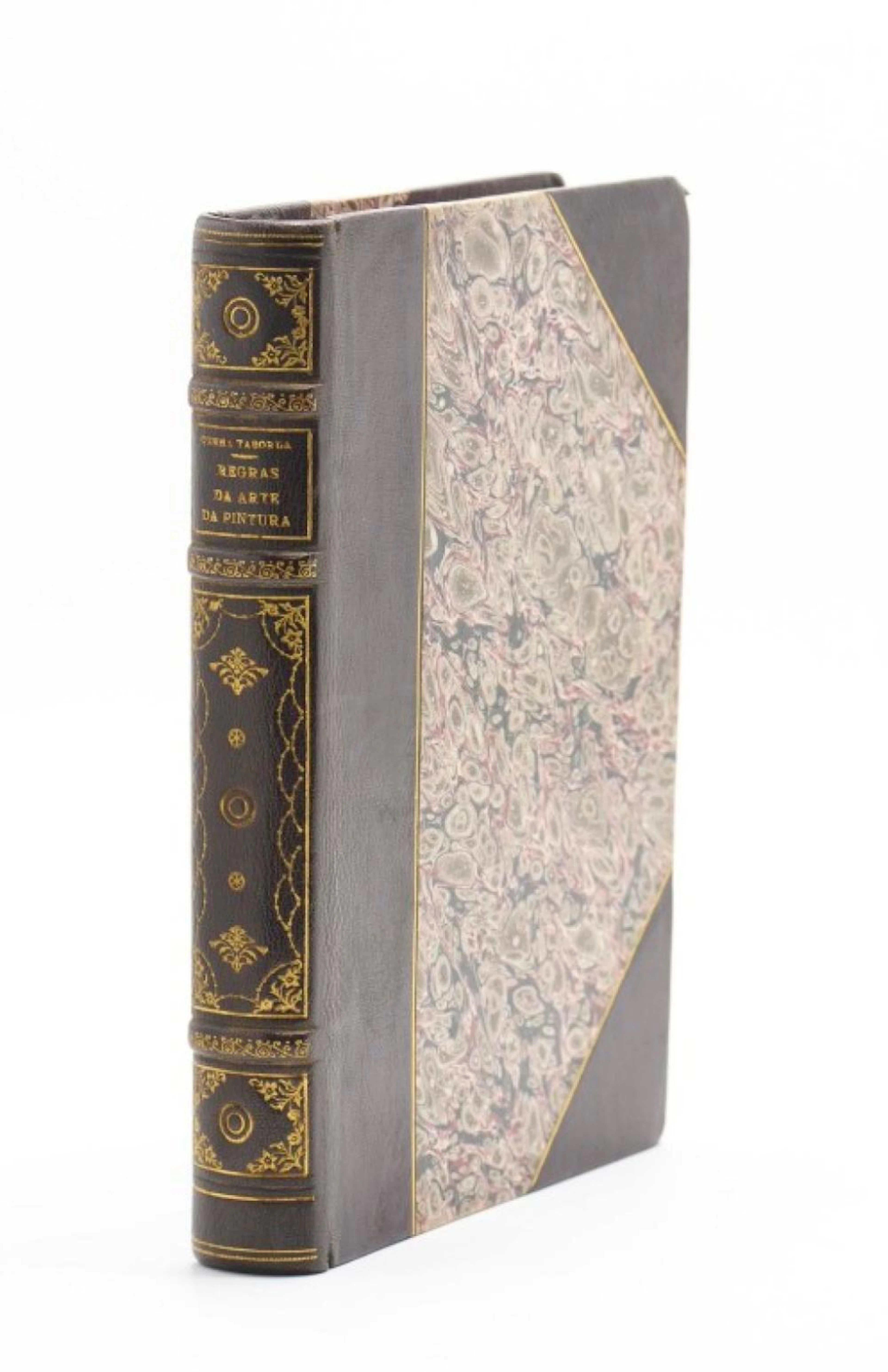 TABORDA, José da Cunha. REGRAS DA ARTE DA PINTURA..., 1 vol. enc.
