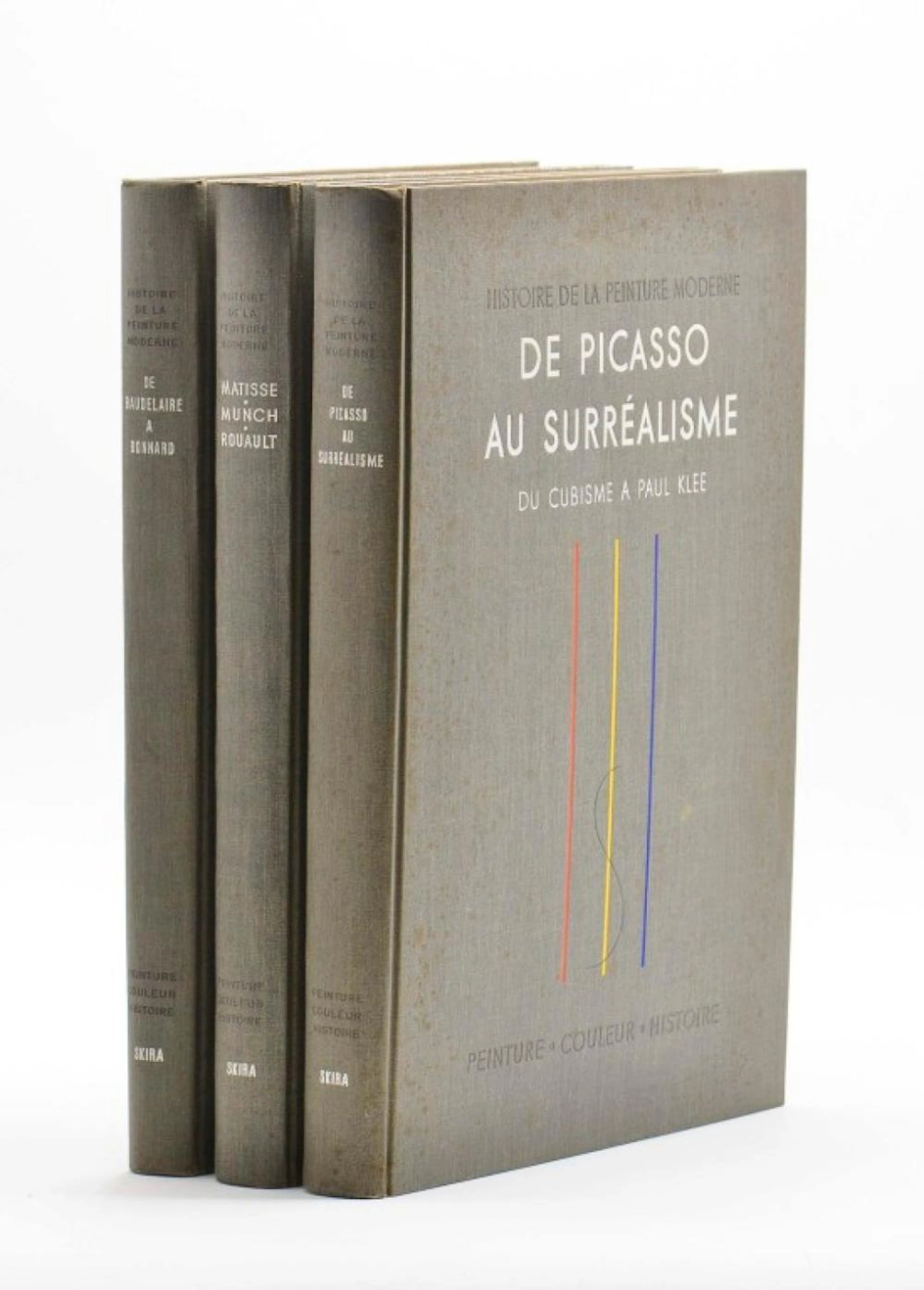 HISTOIRE DE LA PEINTURE MODERNE- Skira.- 3 vols. encs.