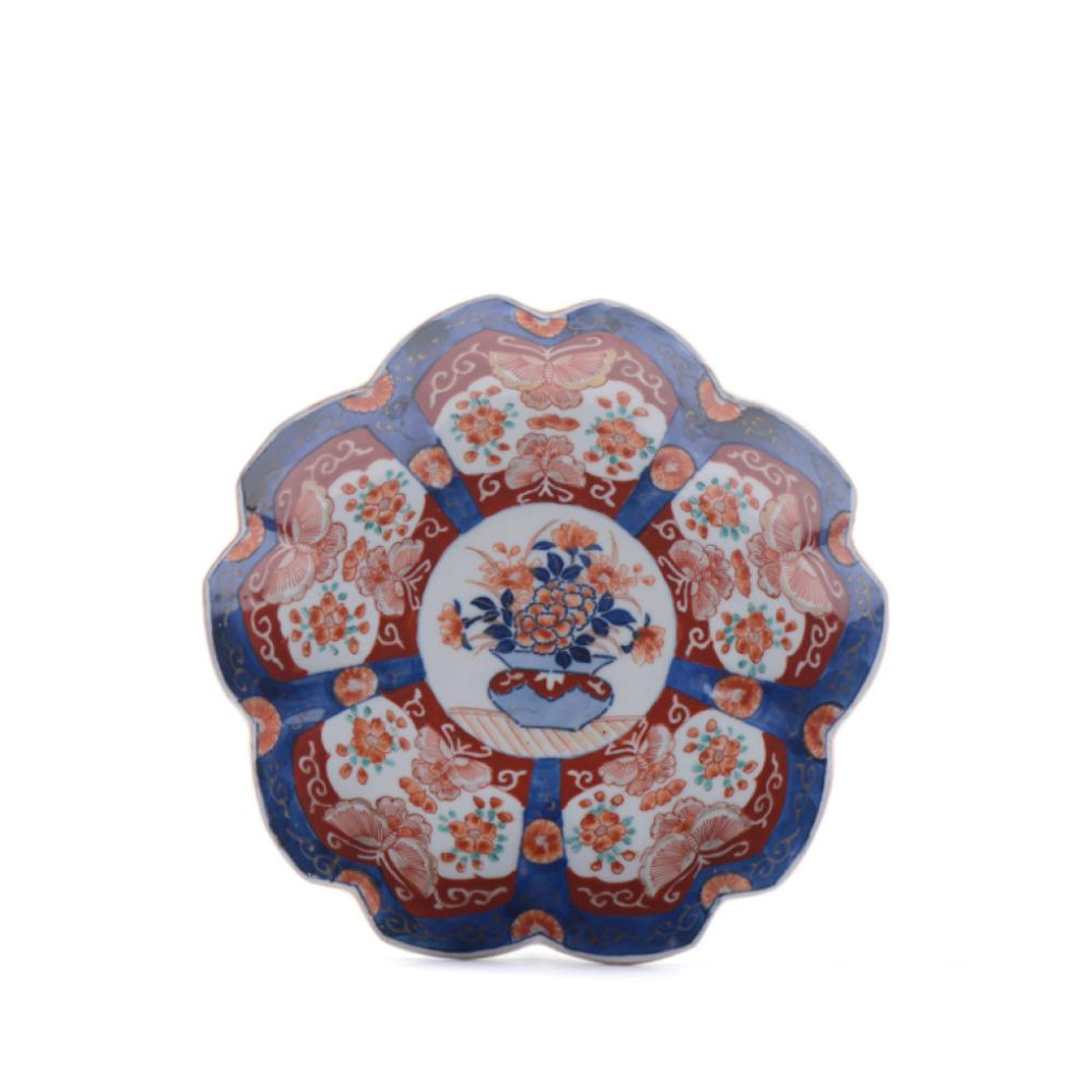Covilhete em porcelana japonesa, decoração Imari