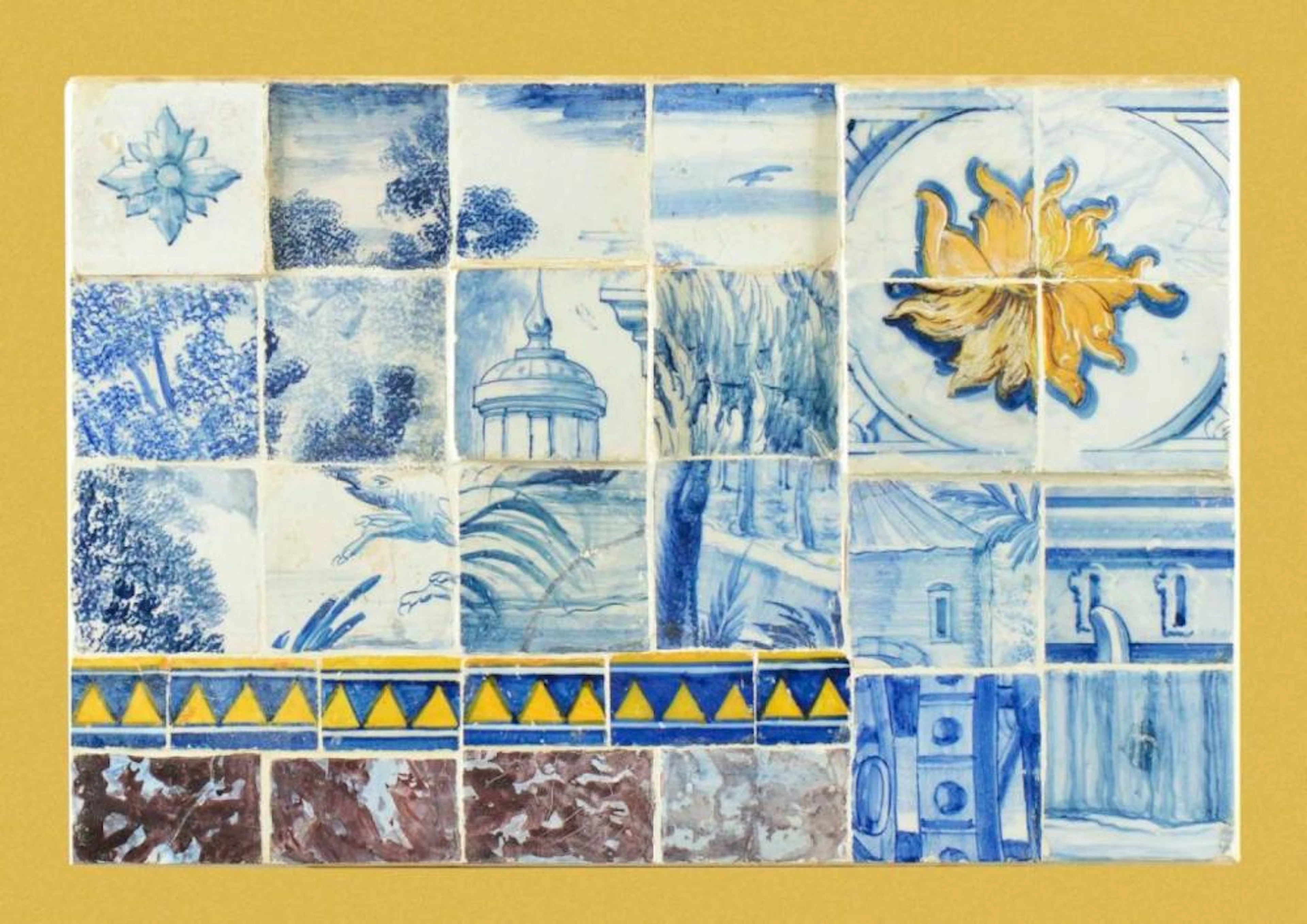 Painel de azulejos "O lago da Quinta"