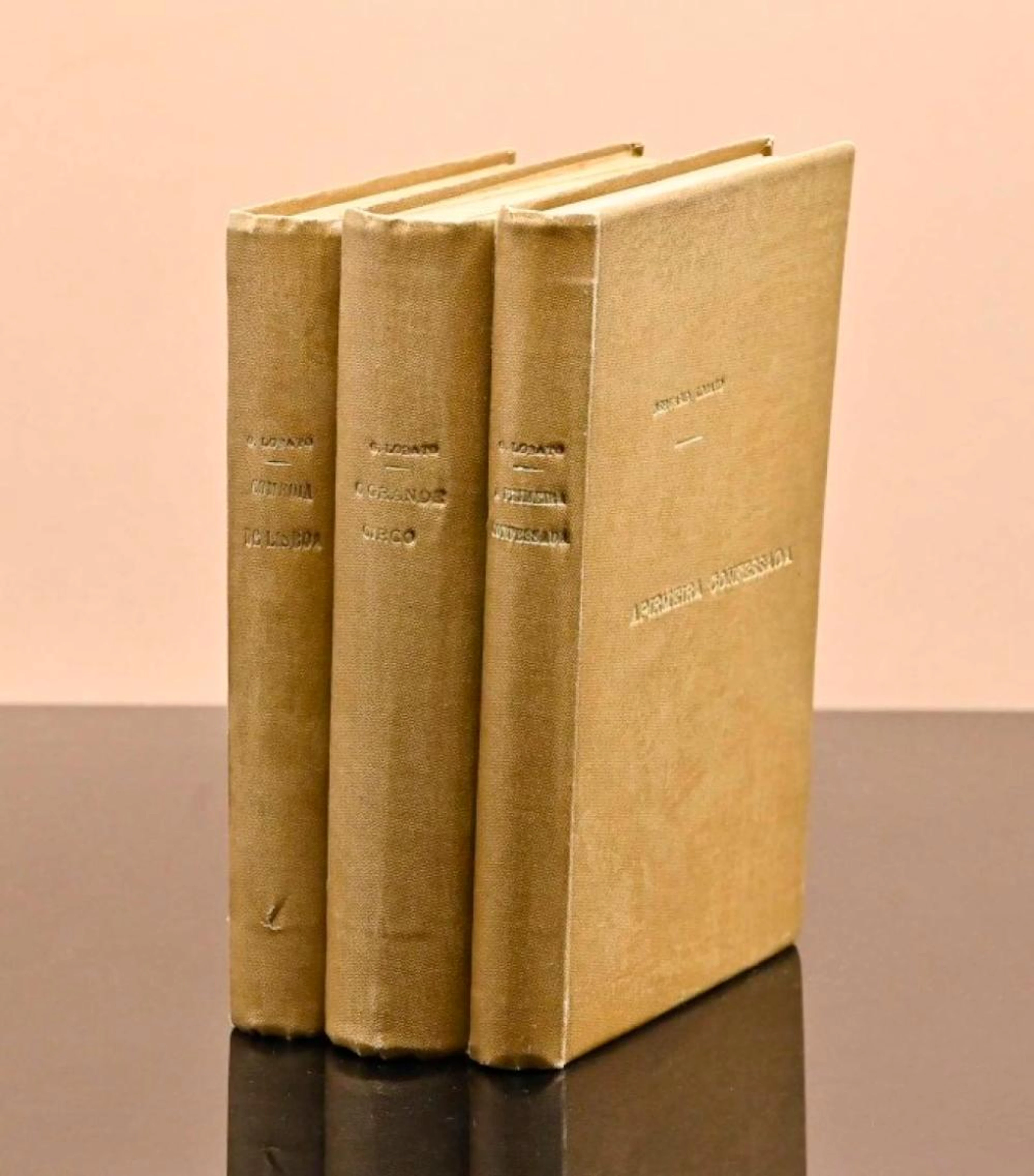 LOBATO, Gervásio. Lote de 3 vols. encs.