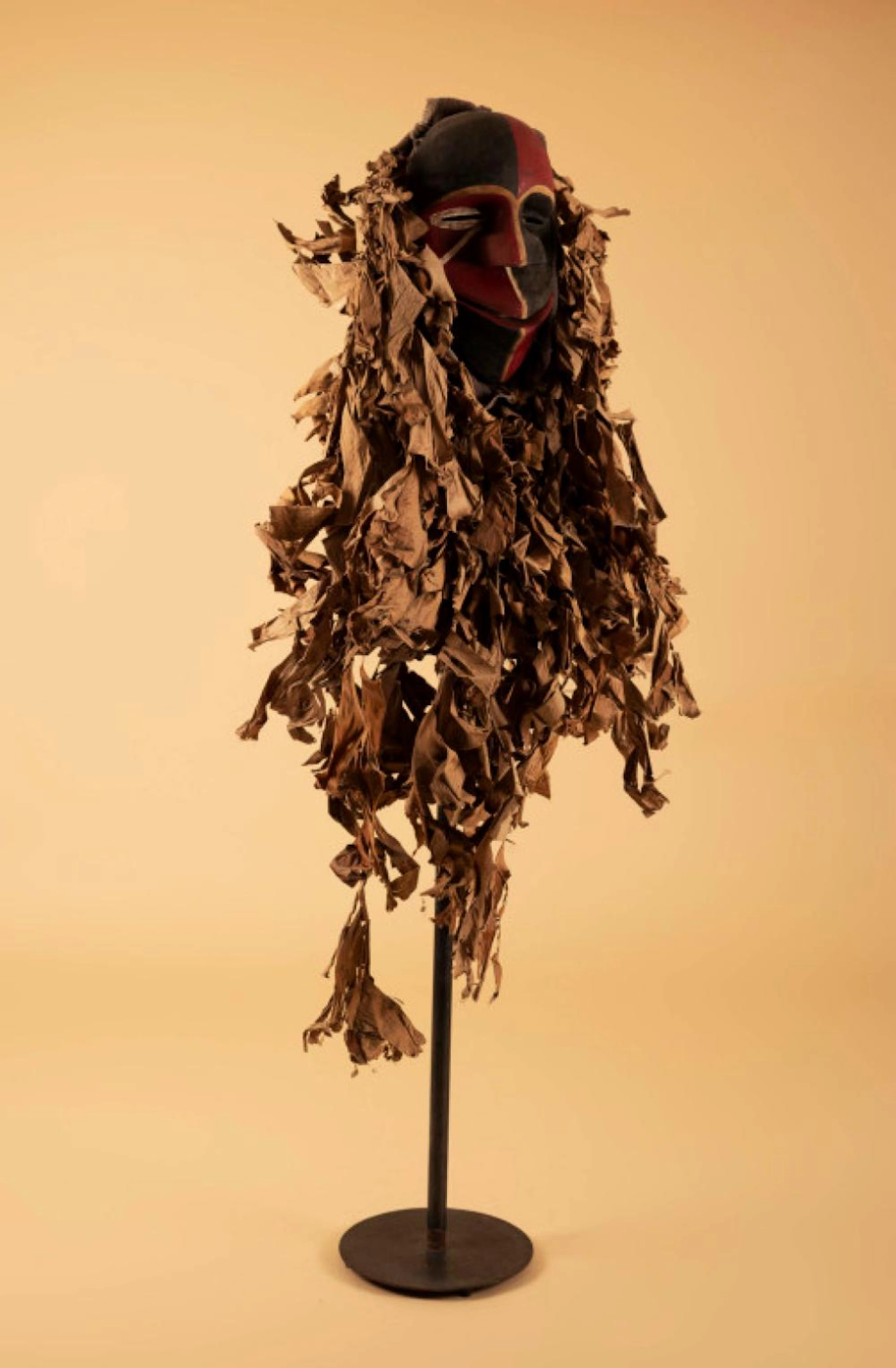 Máscara, escultura de artesanato africano