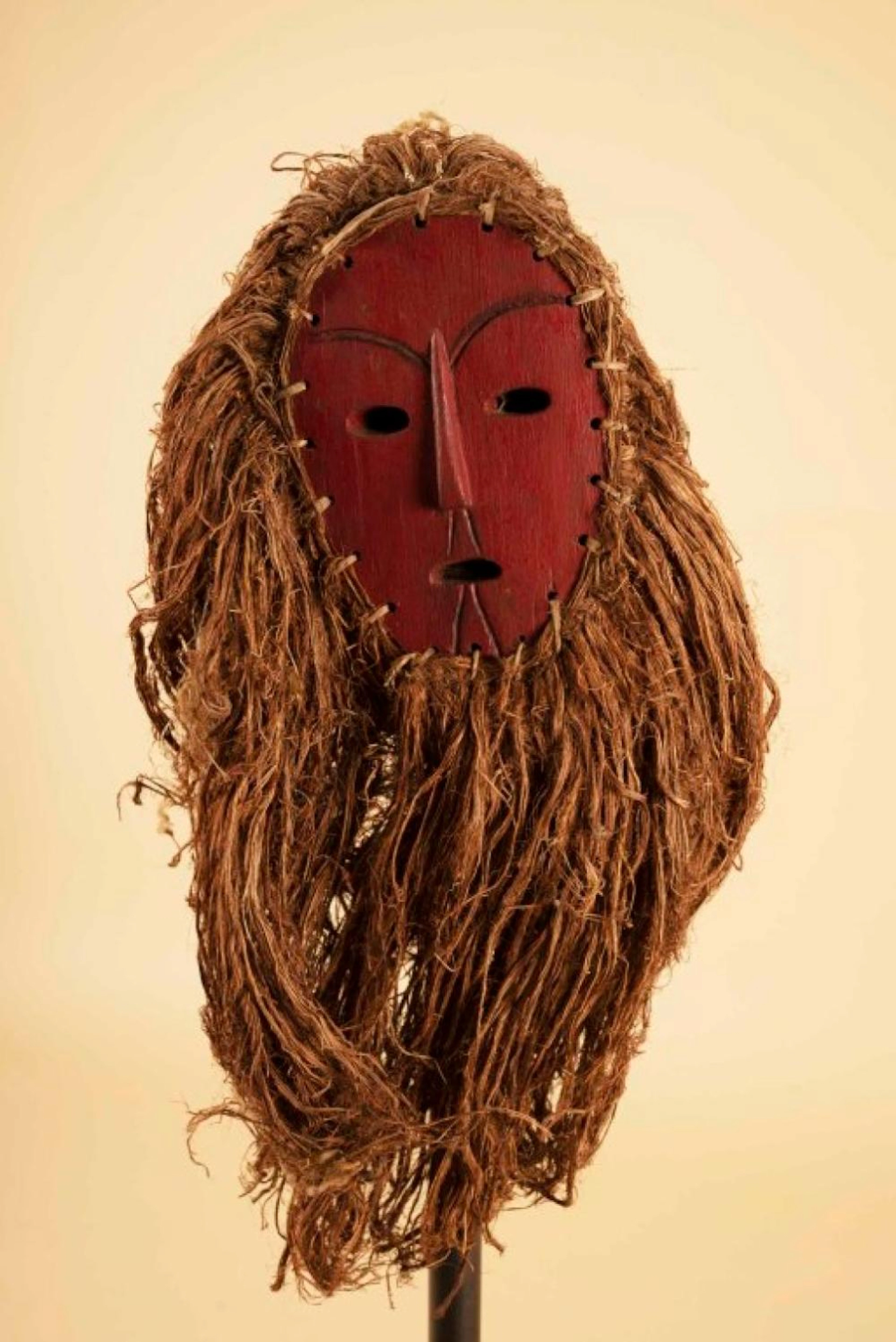 Máscara, escultura de artesanato africano