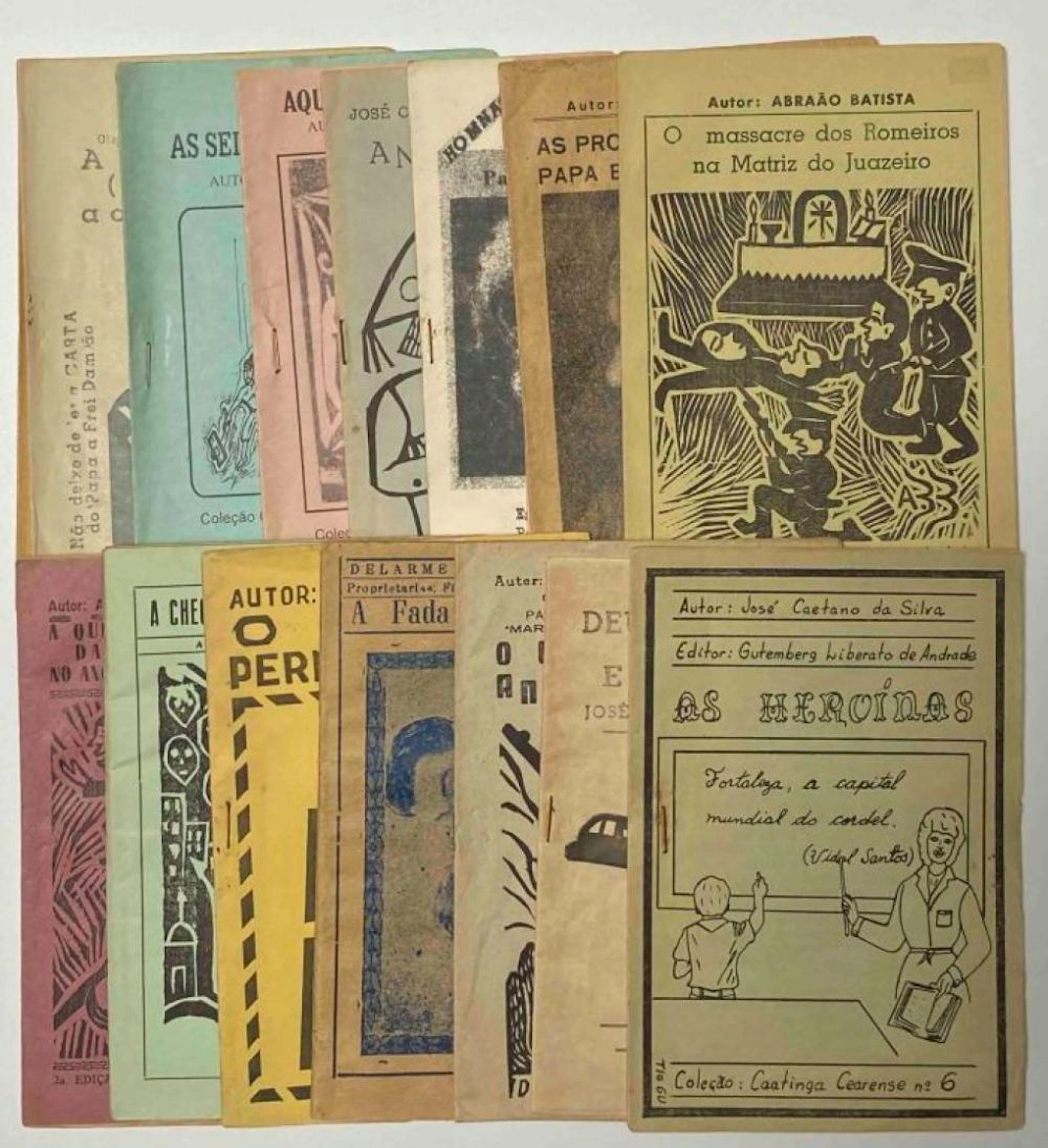 POESIA BRASILEIRA. Lote de 17 folhetos, brs.