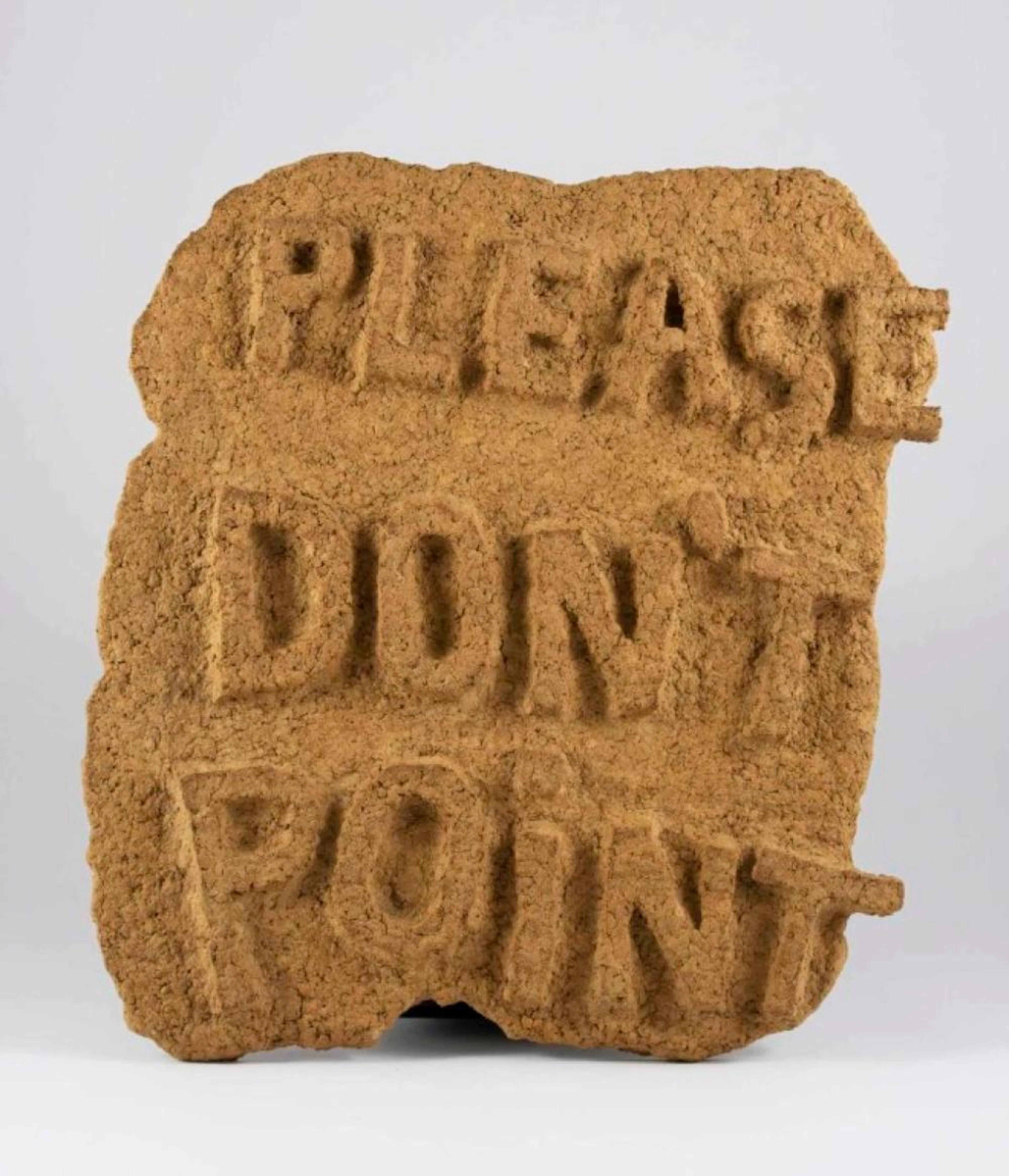 FERNÃO CRUZ (n. 1995) Pedido 2020 Papier maché Dim. aprox.: 55 x 50 x 6 cm.