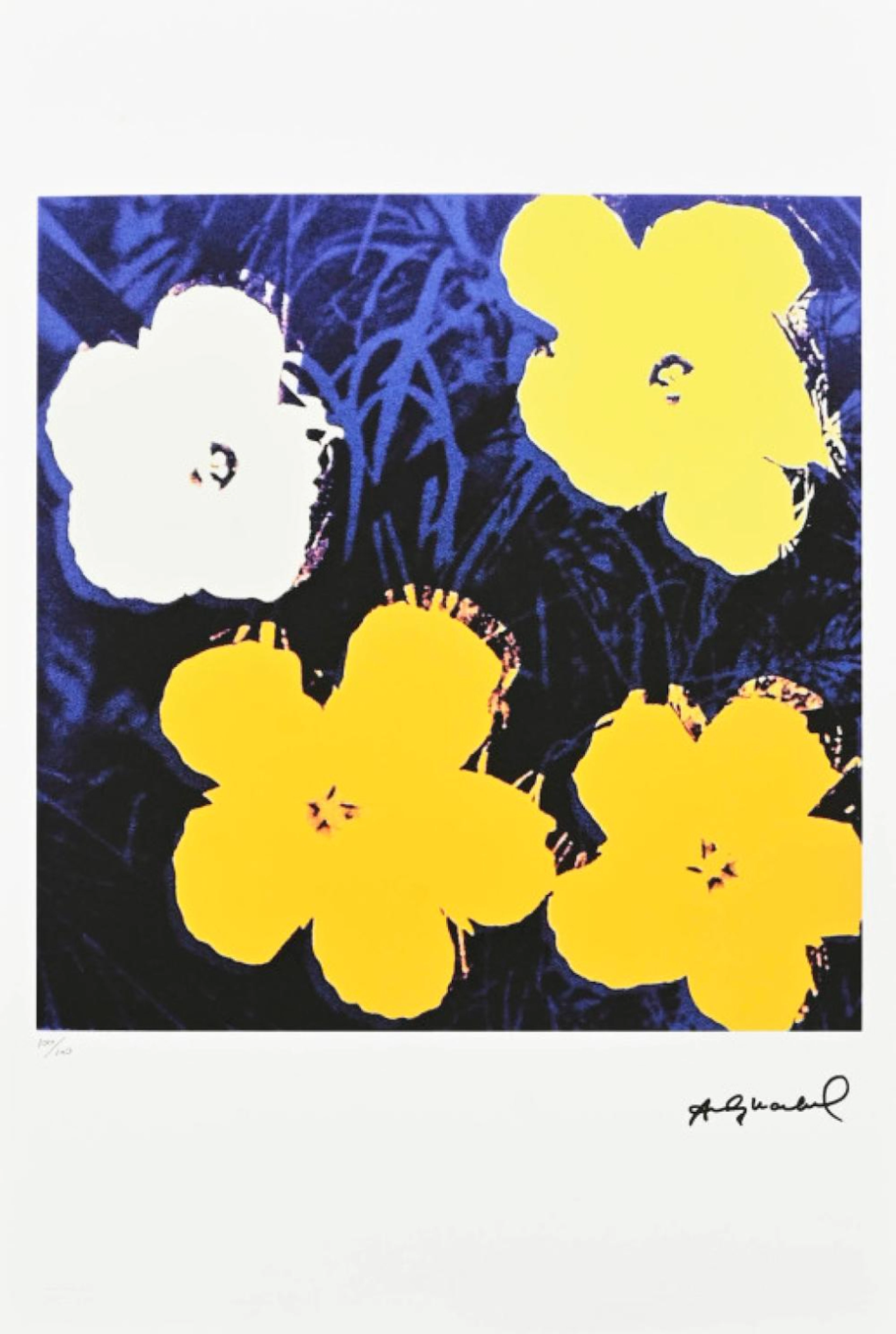 Andy WARHOL (1928-1987) Flowers Litografia sobre papel...