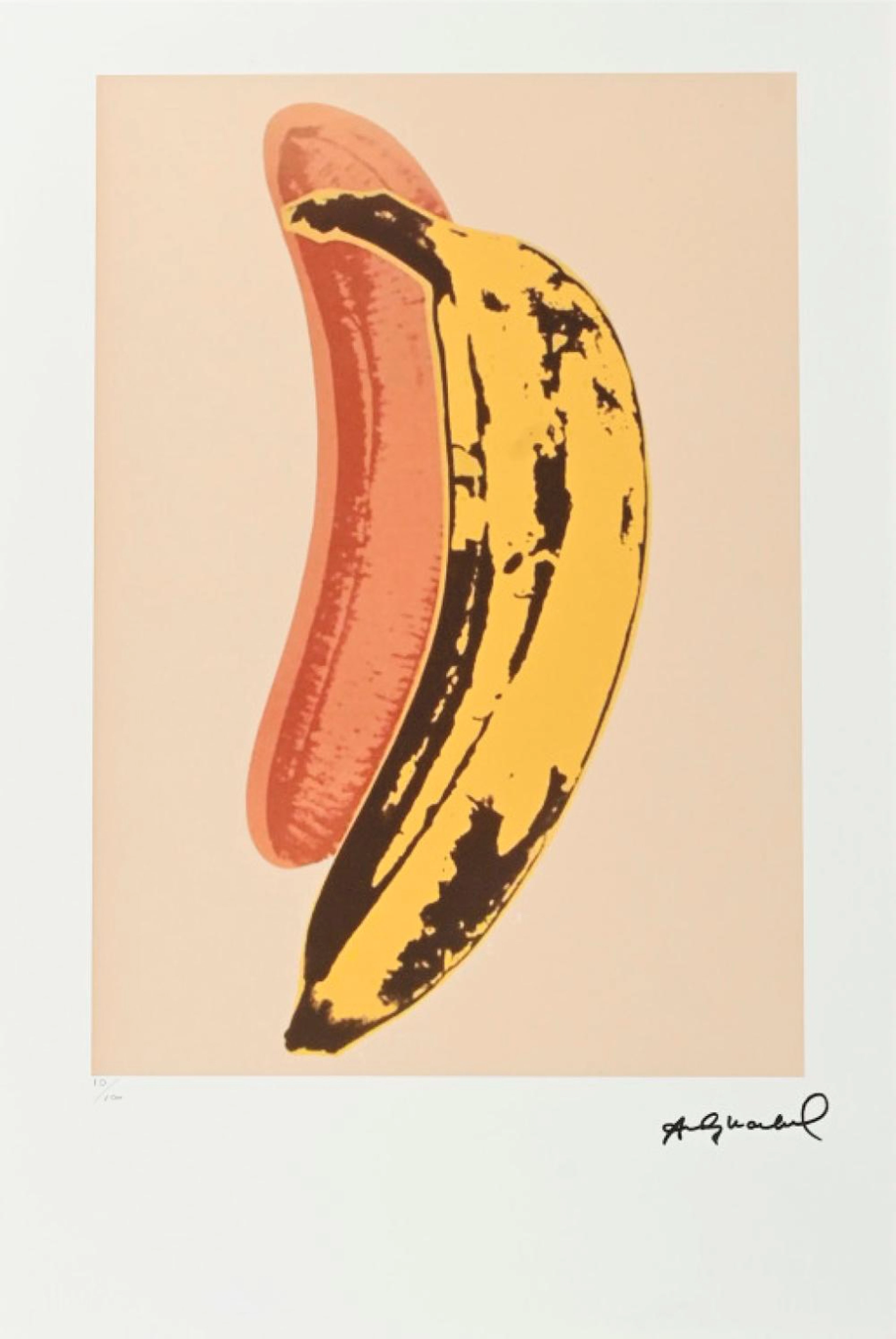 Andy WARHOL (1928-1987) Banana Litografia sobre papel...
