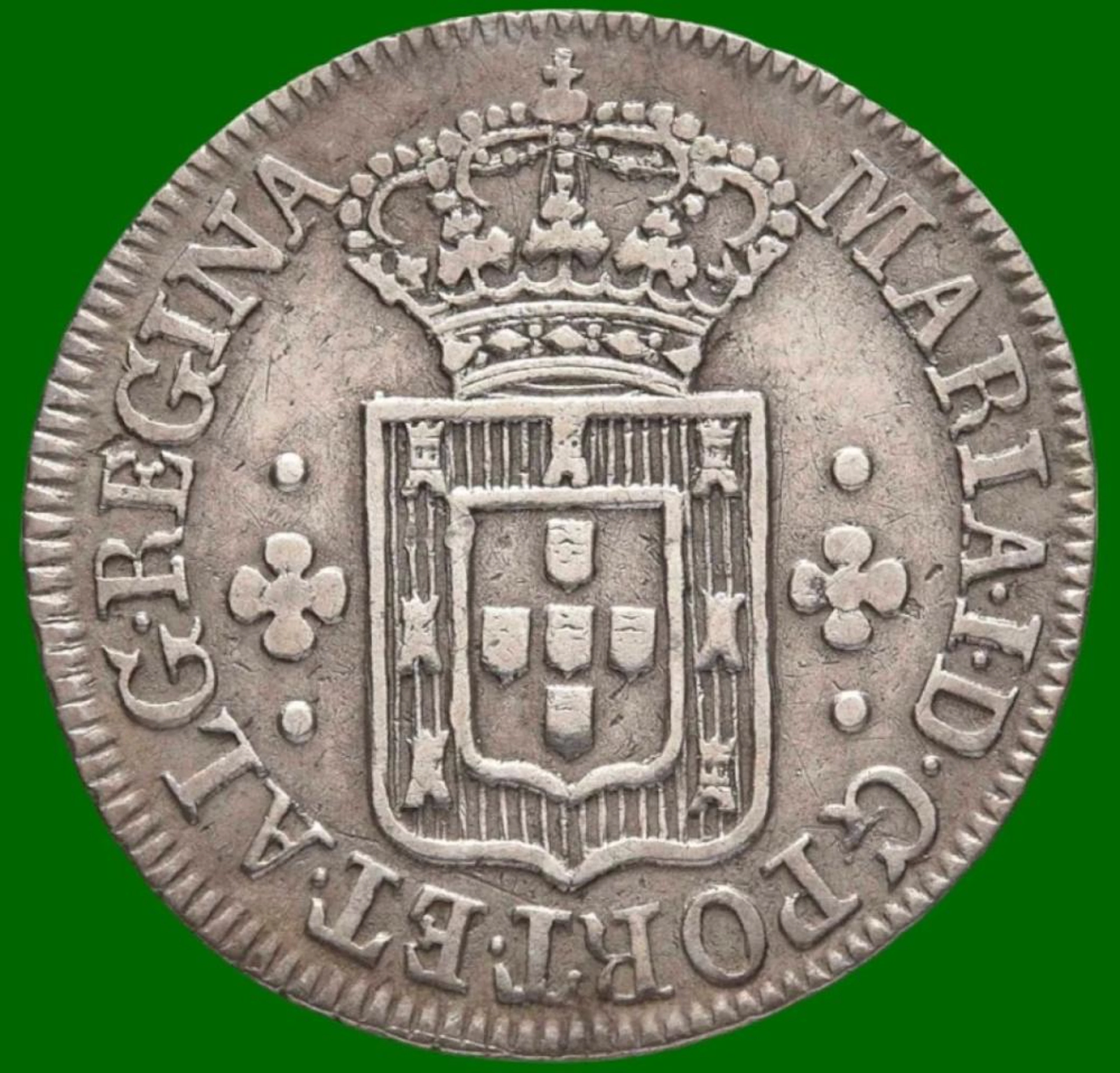 Dona Maria I, 3 Vinténs, Prata, P.1,68 g
