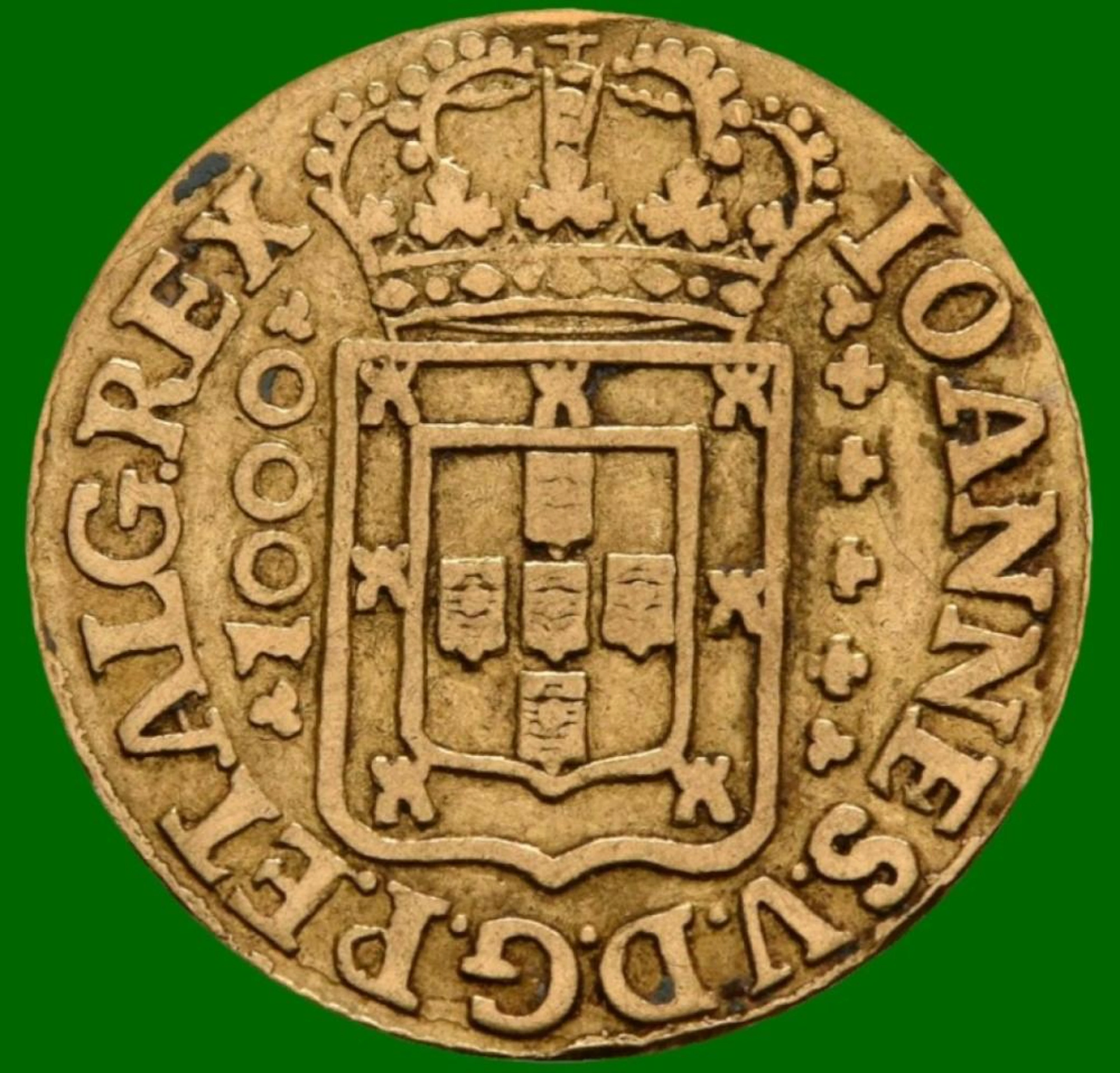 Dom João V, Quartinho,1722, Lisboa, Ouro, P.2,30 g.