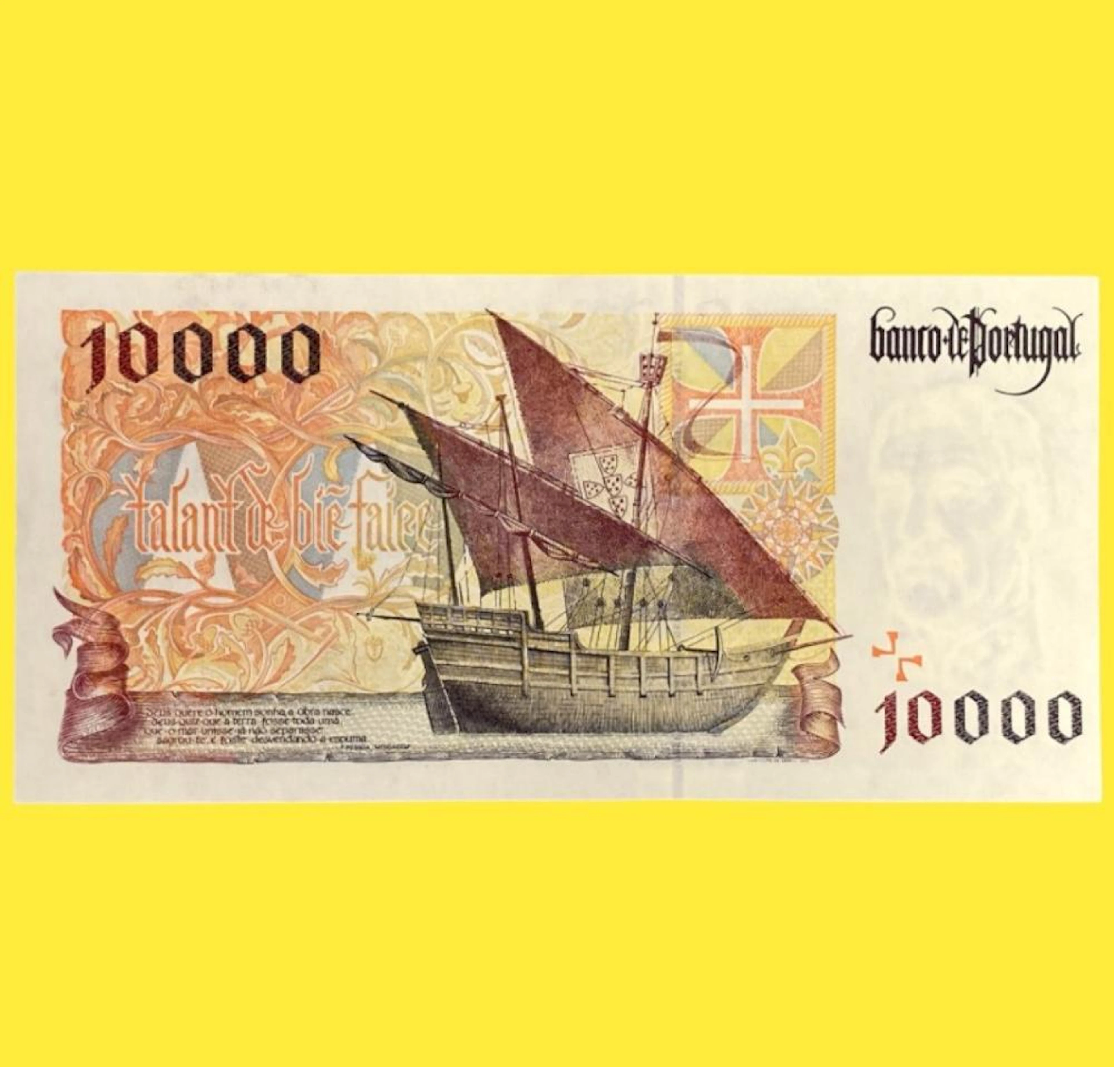 10.000 Escudos, Chapa 2, 1996, Portugal