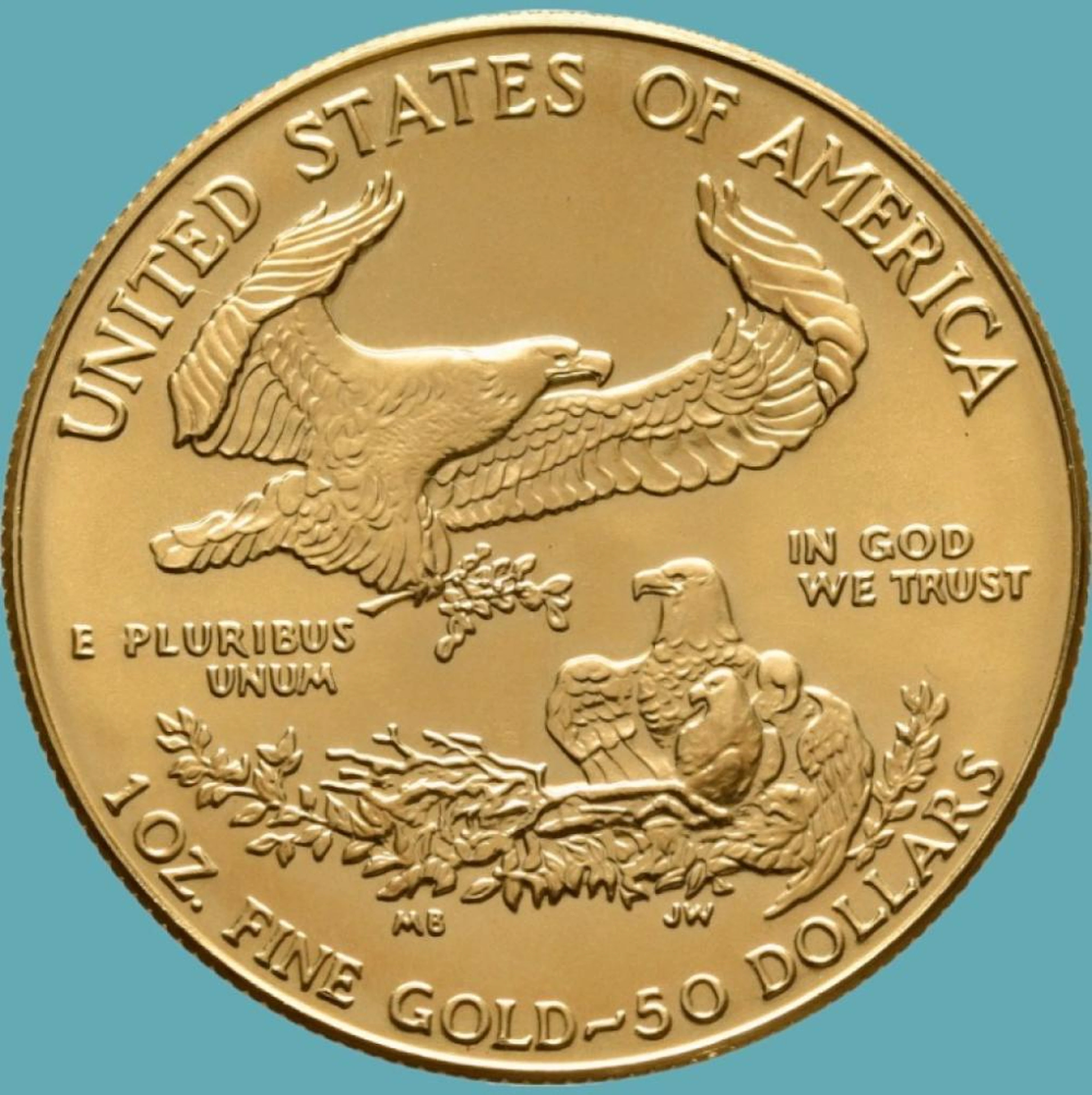 Estados Unidos, 50 Dólares, Ouro, P.34,04 g.