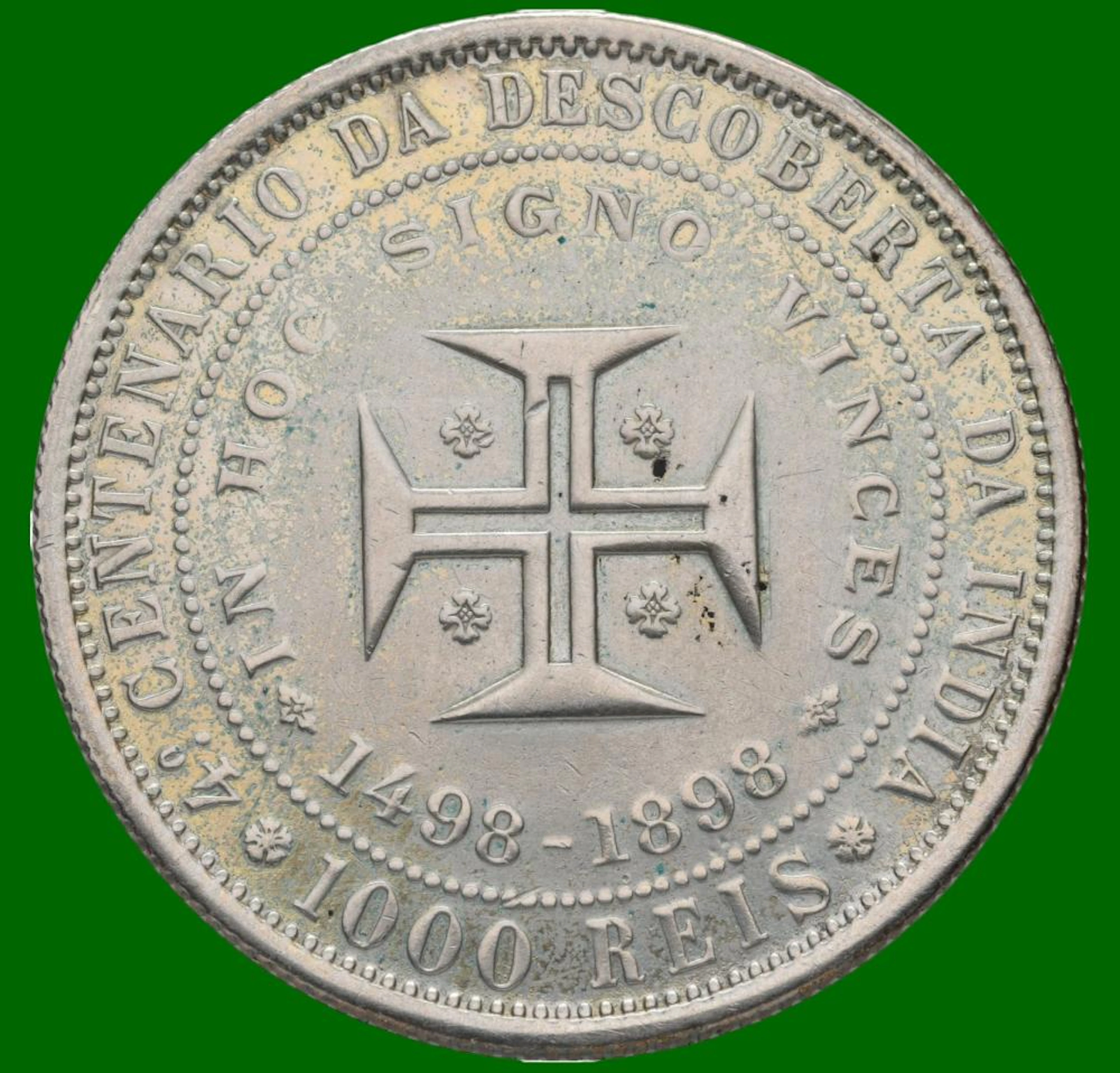 Dom Carlos I, 1.000 Réis, 1898, Prata, P.24.73 g.