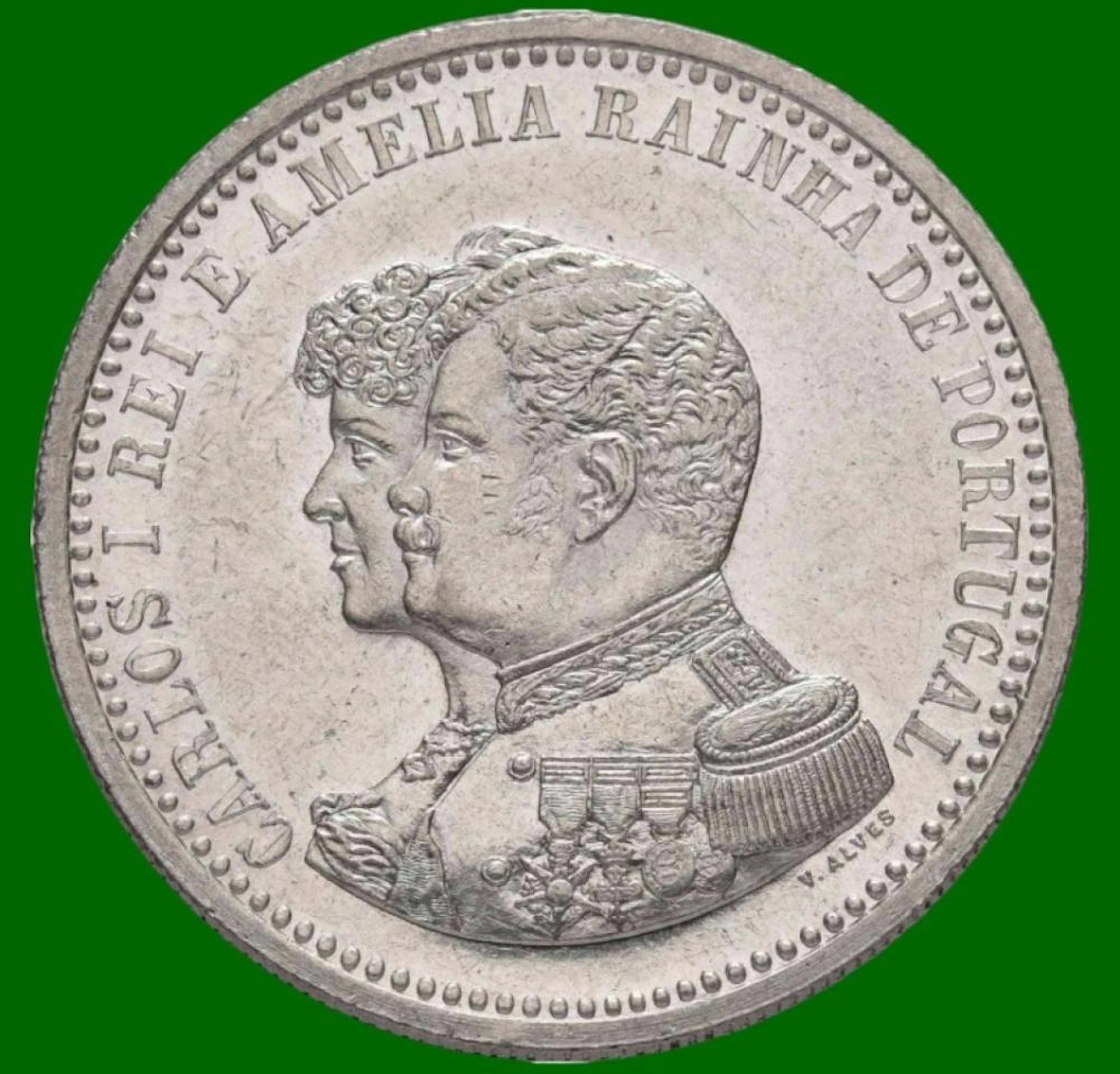 Dom Carlos I, 500 Réis, 1898, Prata, P.12.55 g.