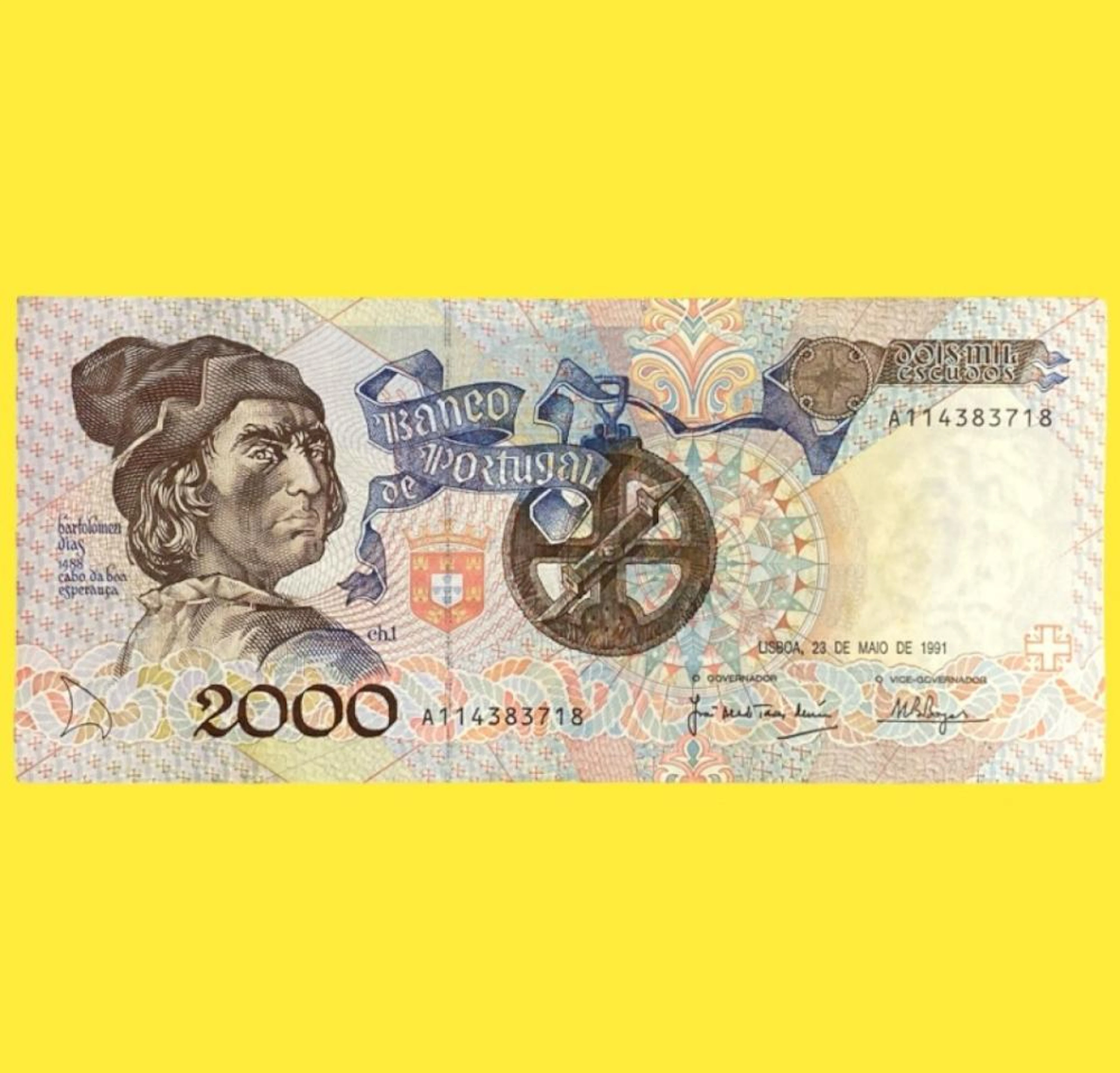 2.000 Escudos, Chapa 11, 1991, Portugal