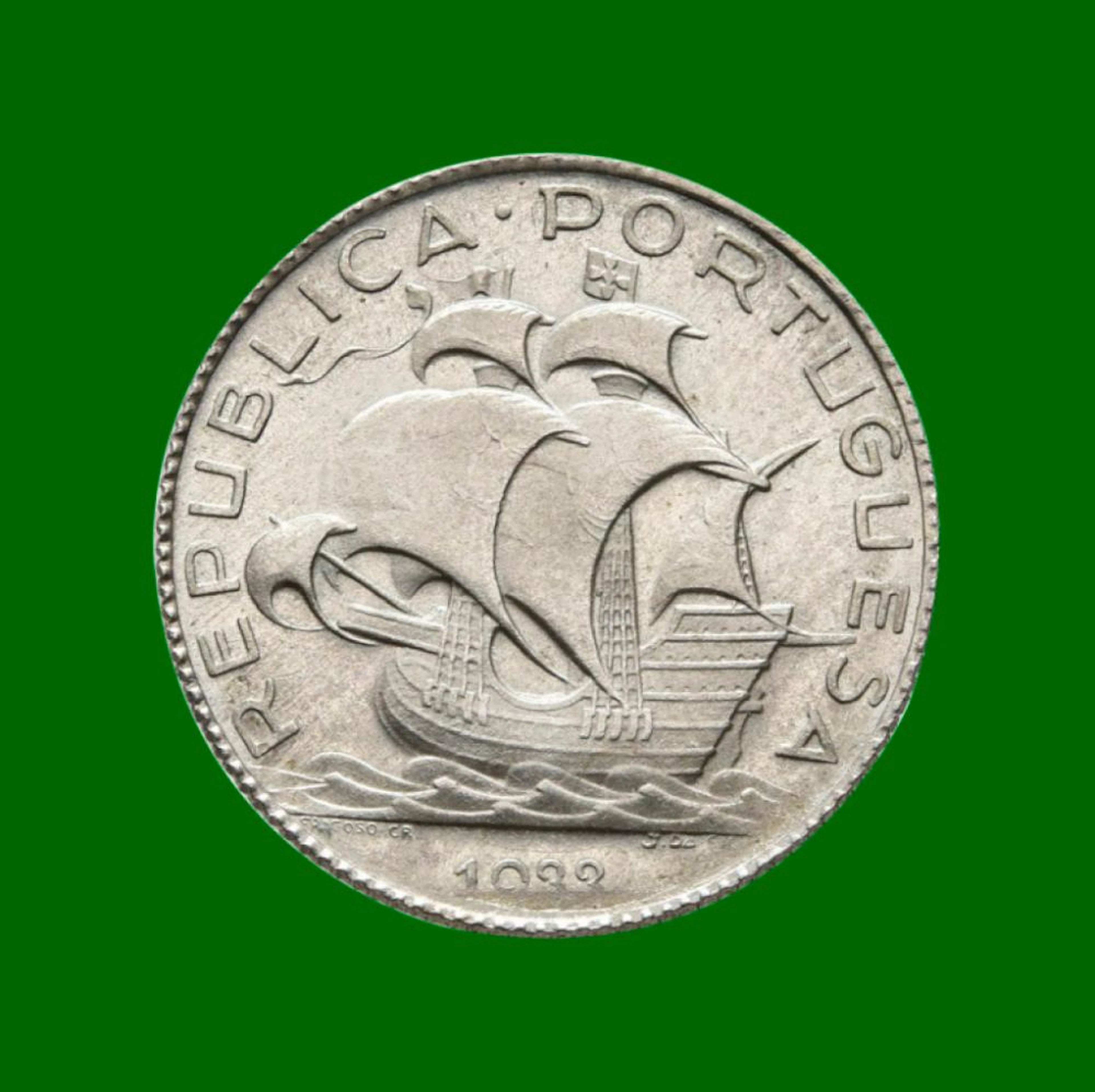 República, 2 ½ Escudos 1933, Prata, P.3,40 g.