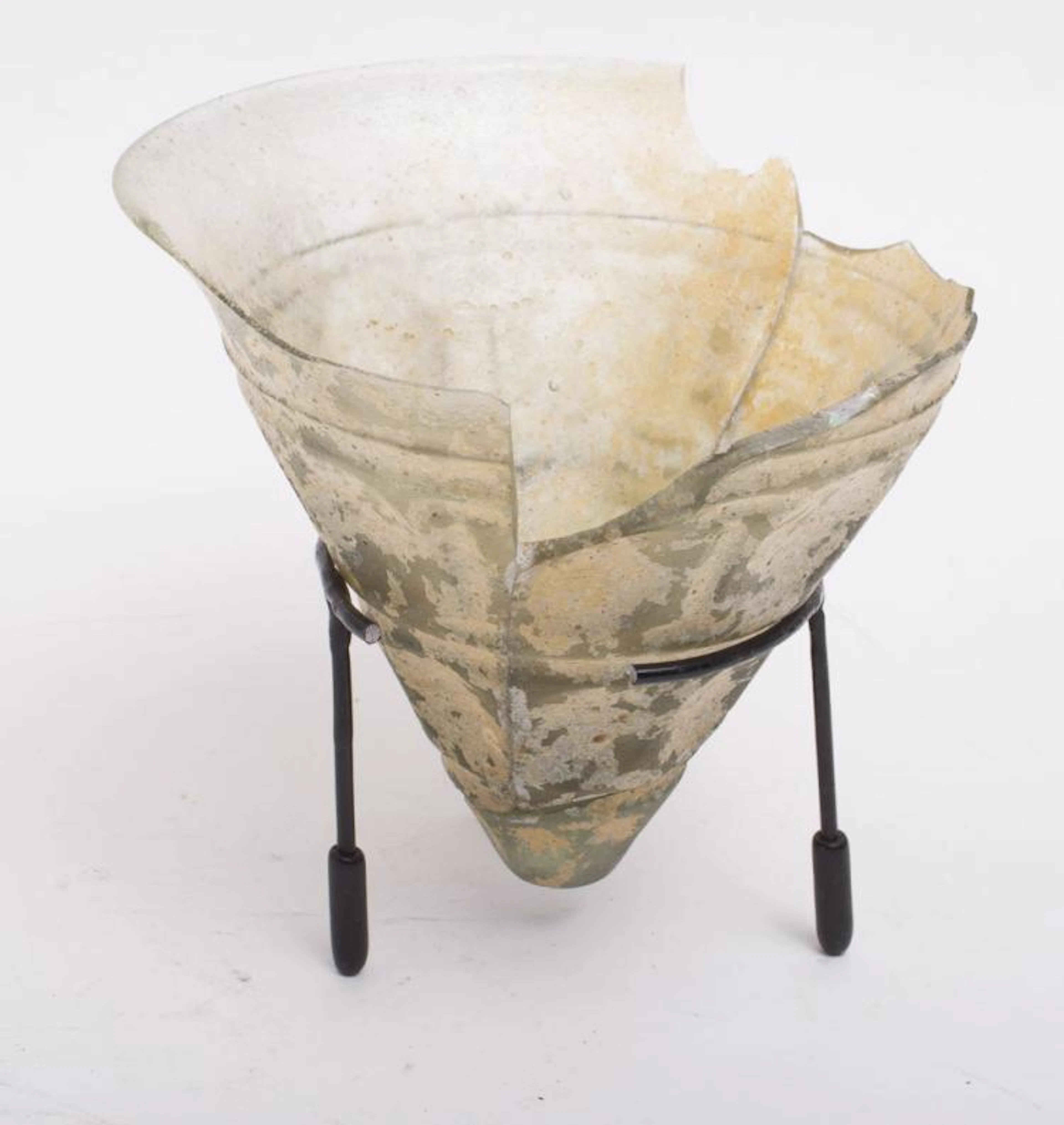 Ancient Sasanian Cut Glass Cup c.6th century AD.