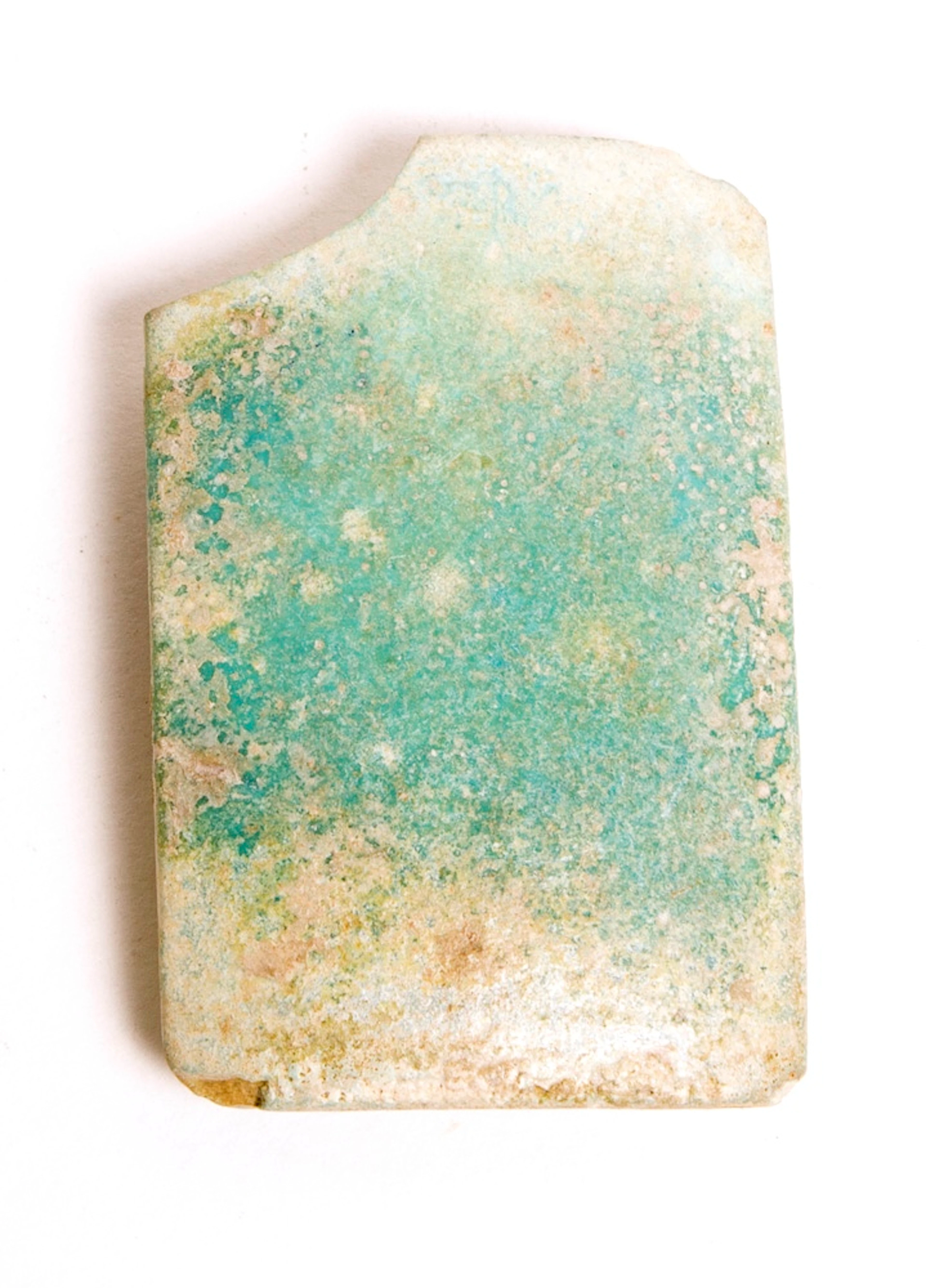 Ancient Egyptian Old Kingdom Faience Tile 2686-2181,BC.