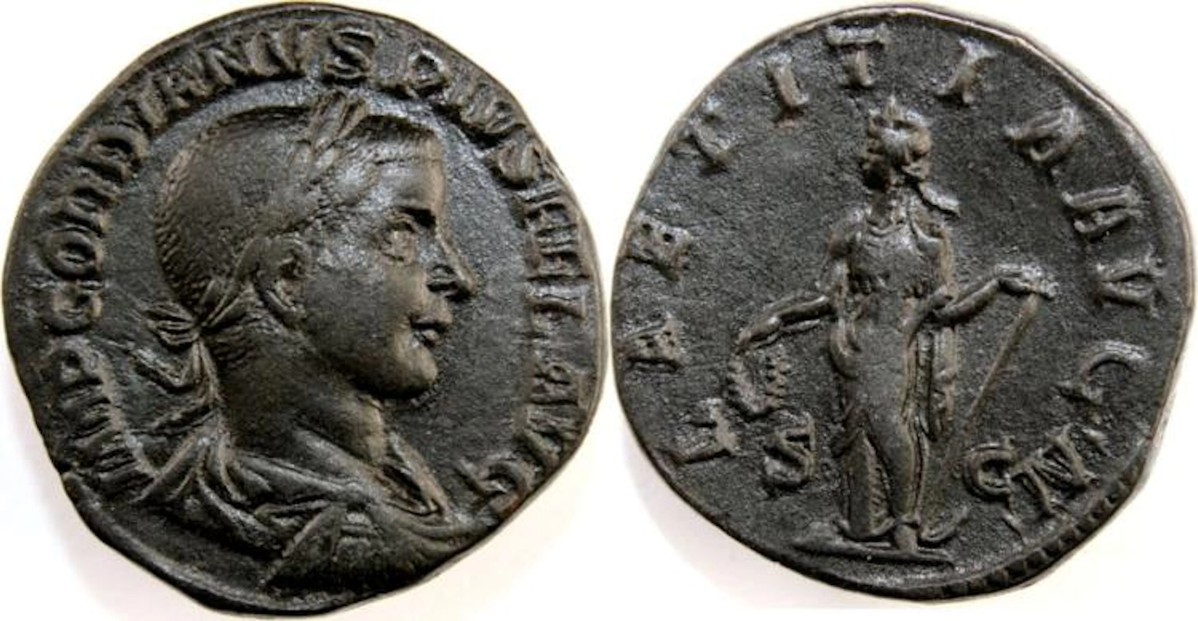 Ancient Roman Bronze Sestertius Gordian III. AD 238-244.