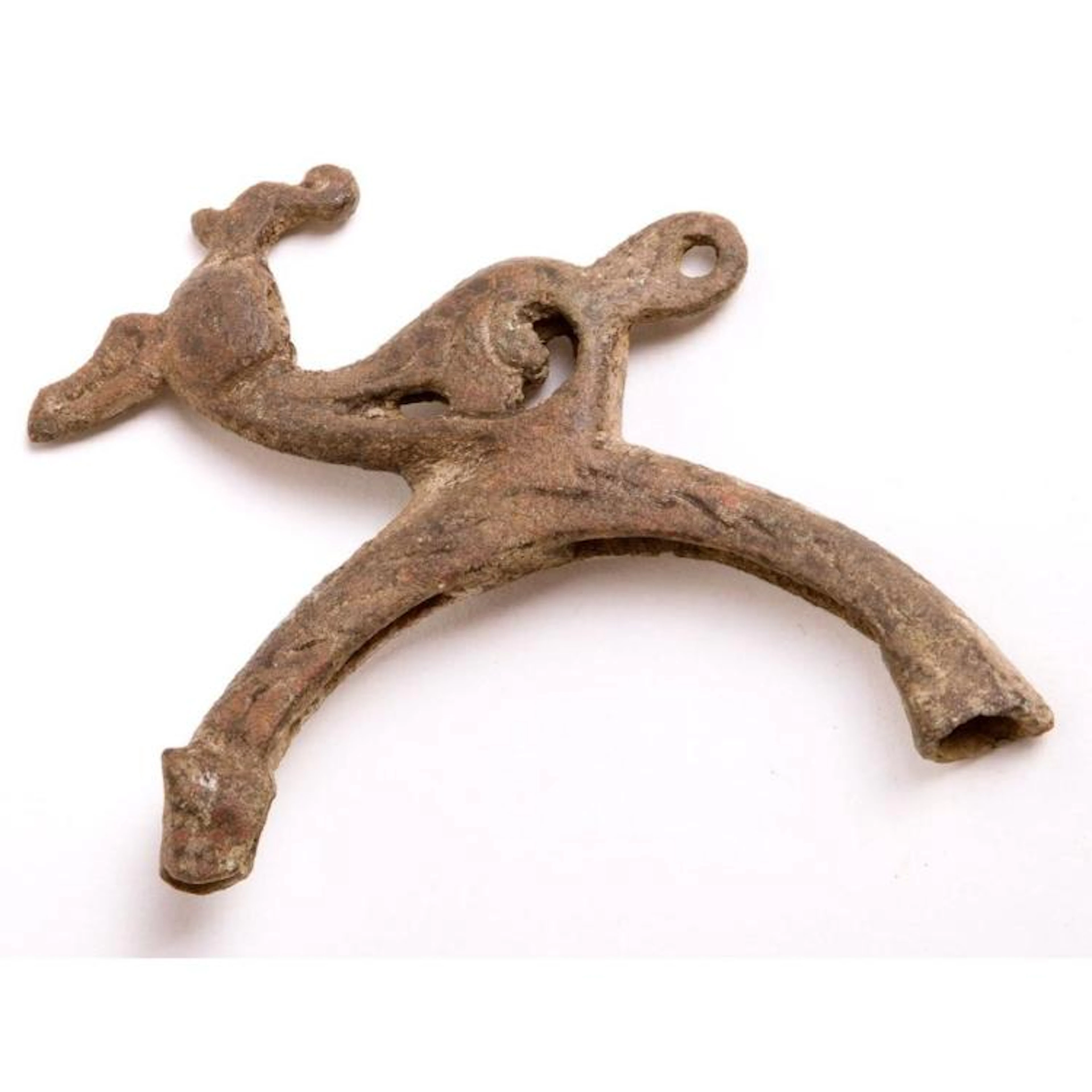 Ancient Islamic Bronze Handle c.10th century AD.