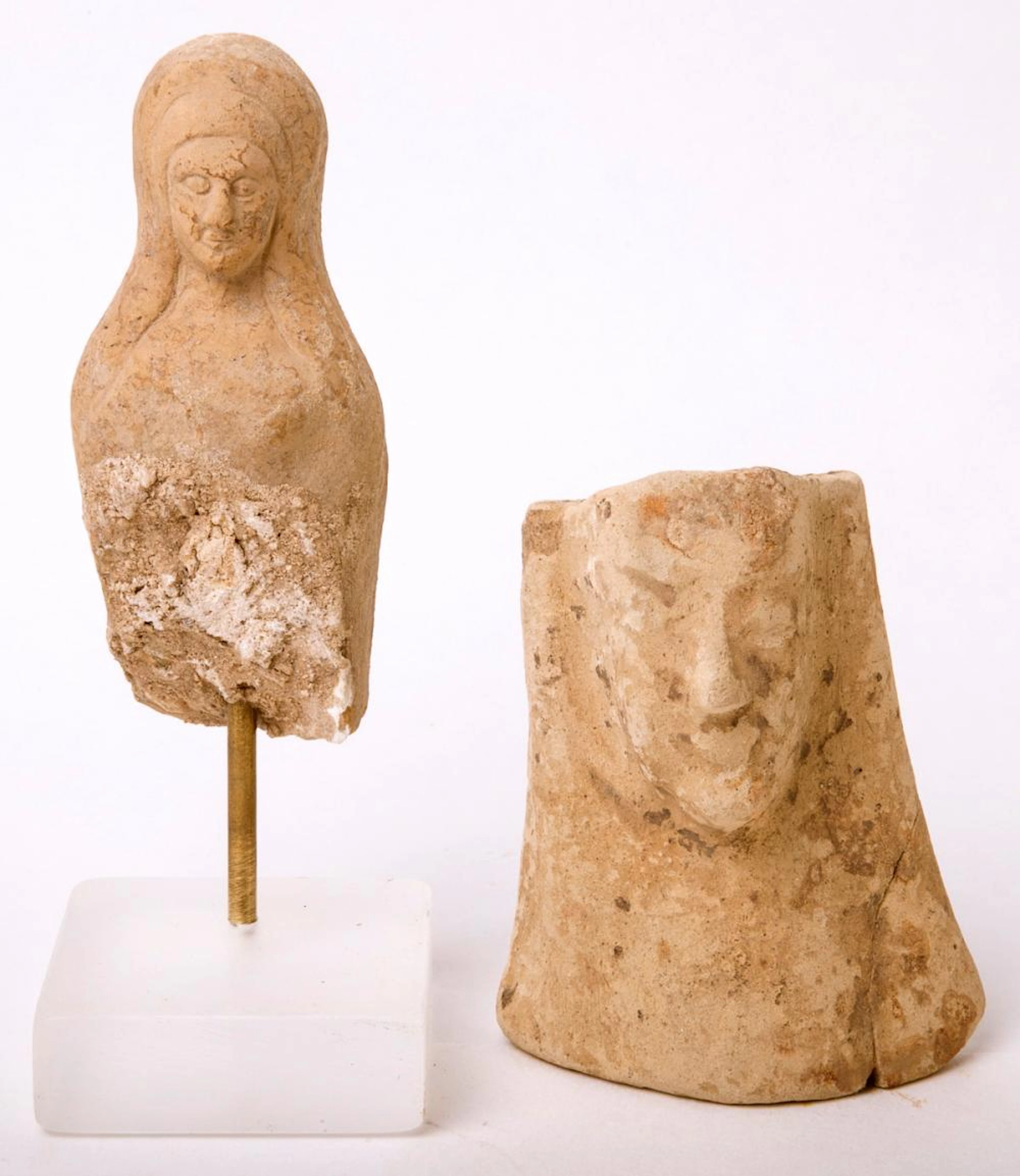 Lot of 2 Ancient Greek Terracotta Figures c.4th century BC.