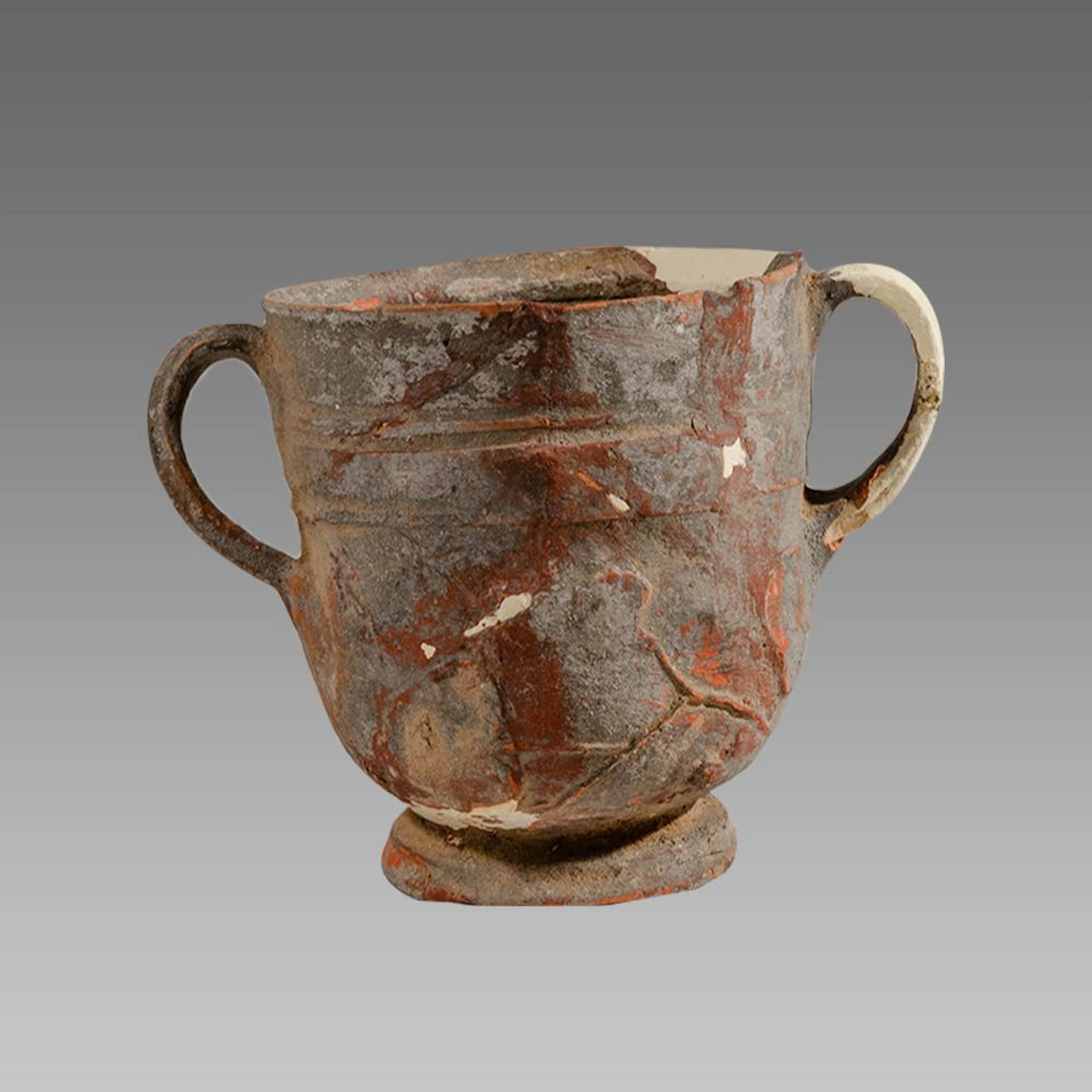 Ancient Roman Terracotta Cup Circa 2nd cent AD.