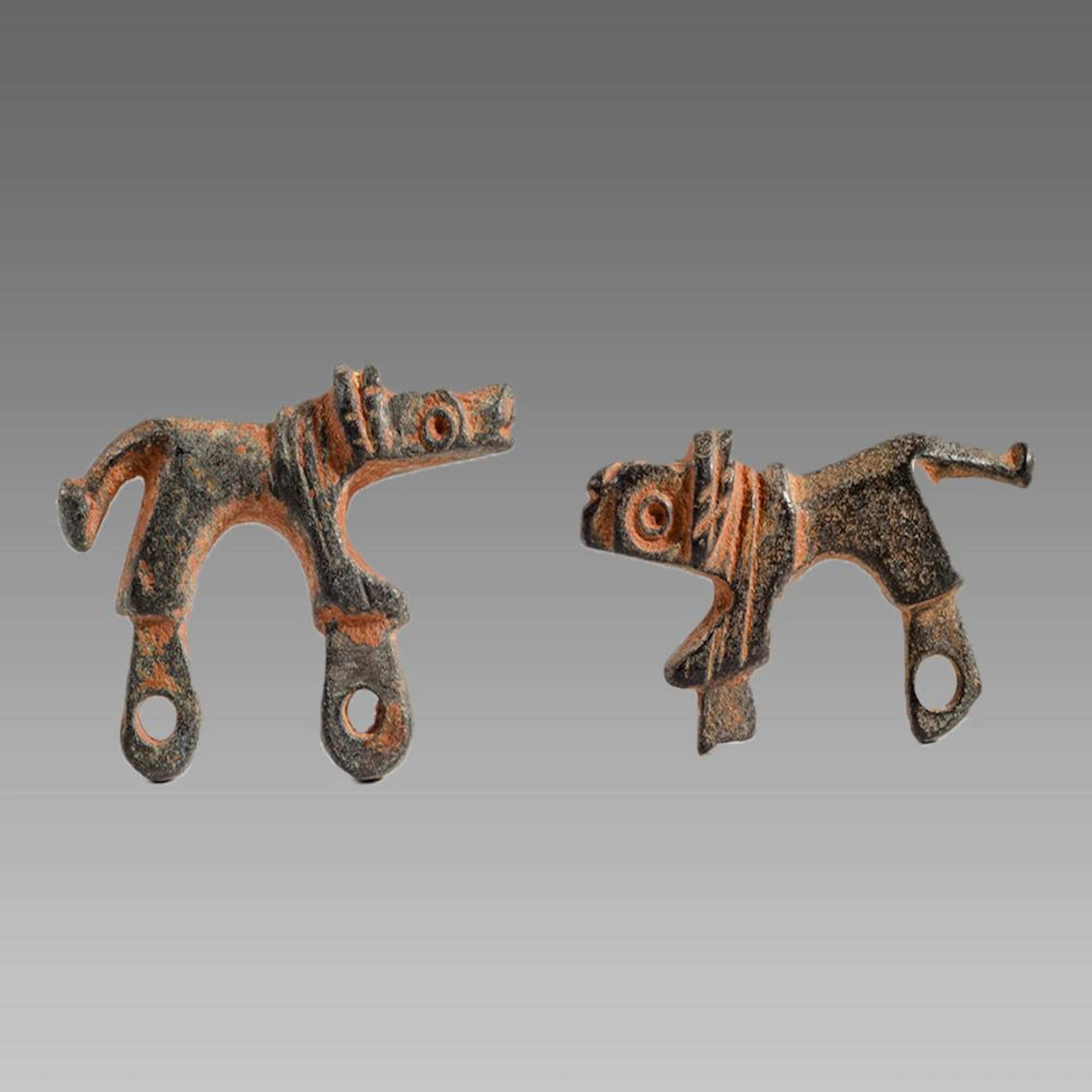 lot of 2 Ancient Roman Bronze Animals c.1st-2nd century AD.