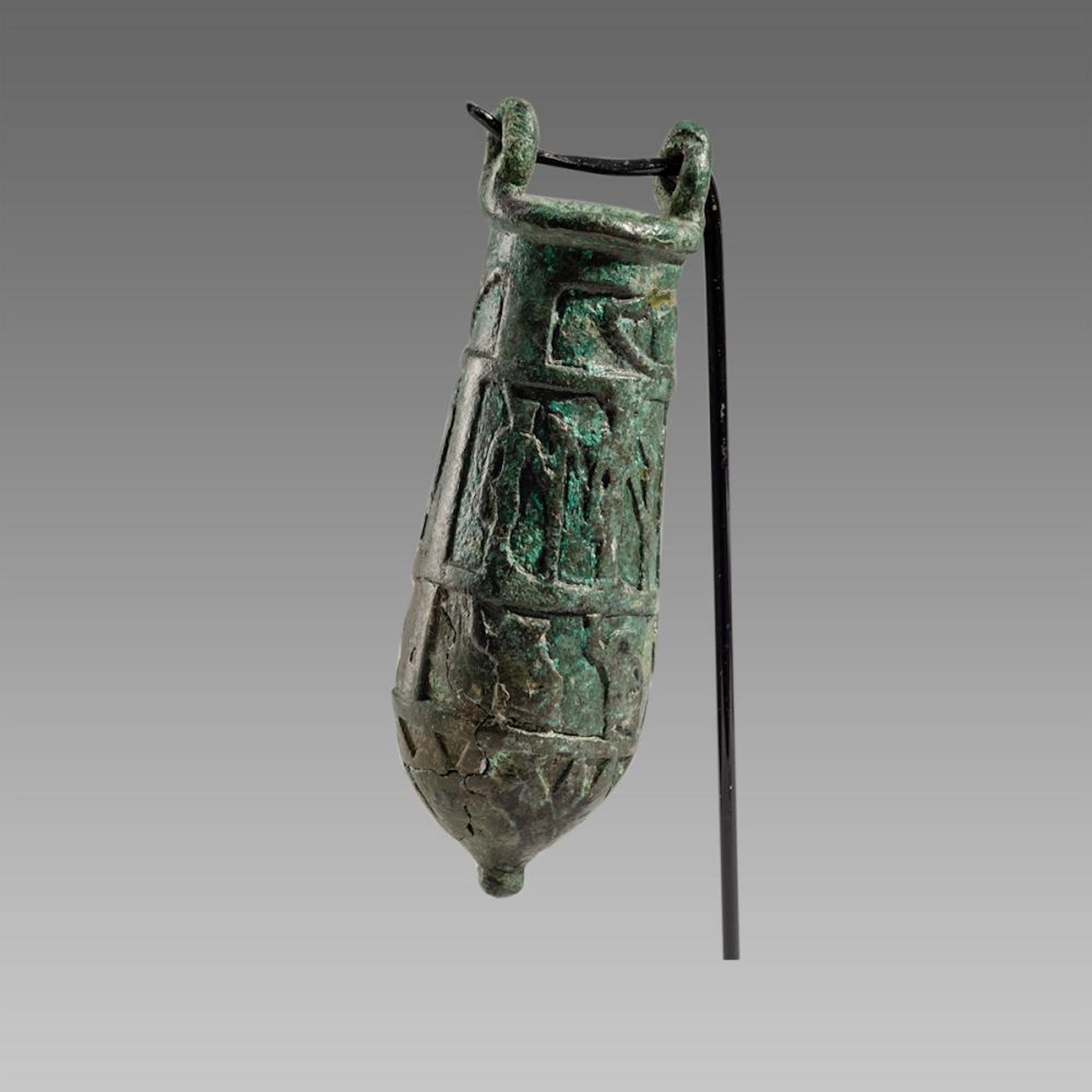 Ancient Egyptian Bronze Situla Vessel c.700-30 BC.