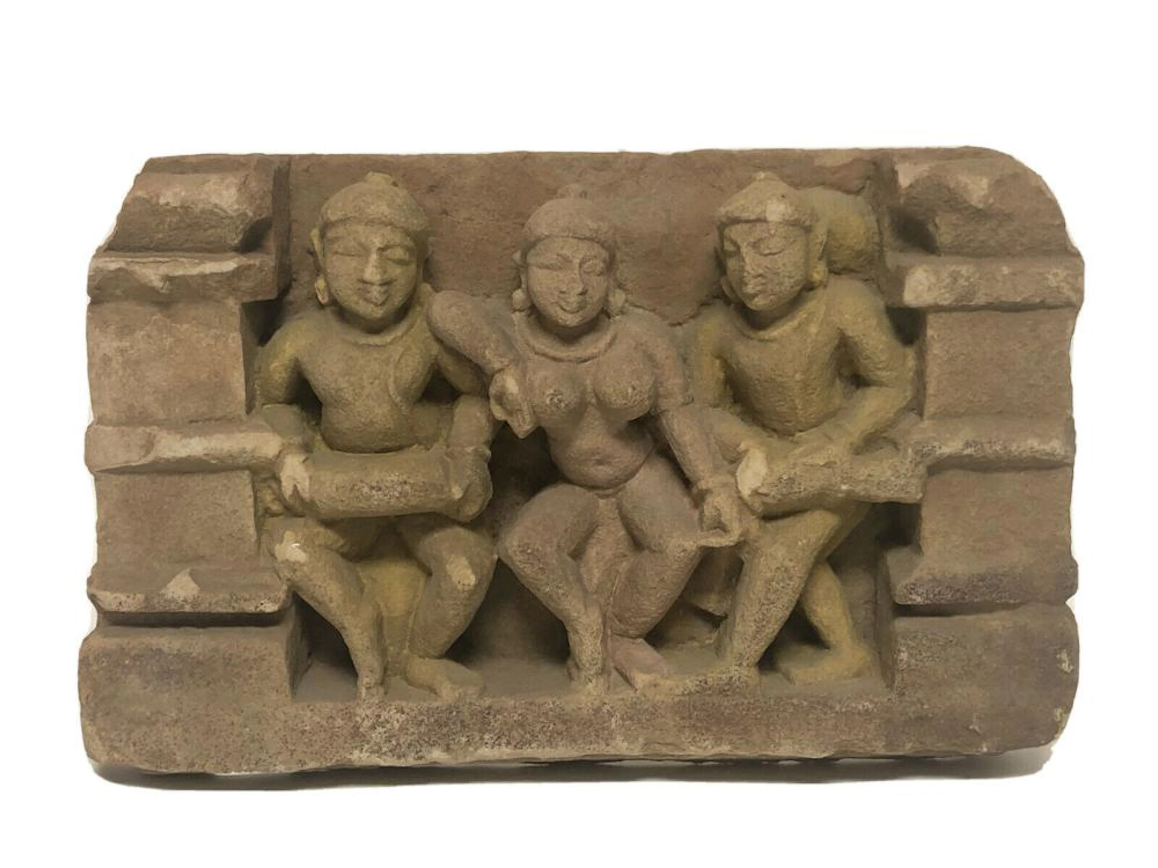 Indian Sandstone Stele Madhya Pradesh c.10th century AD.