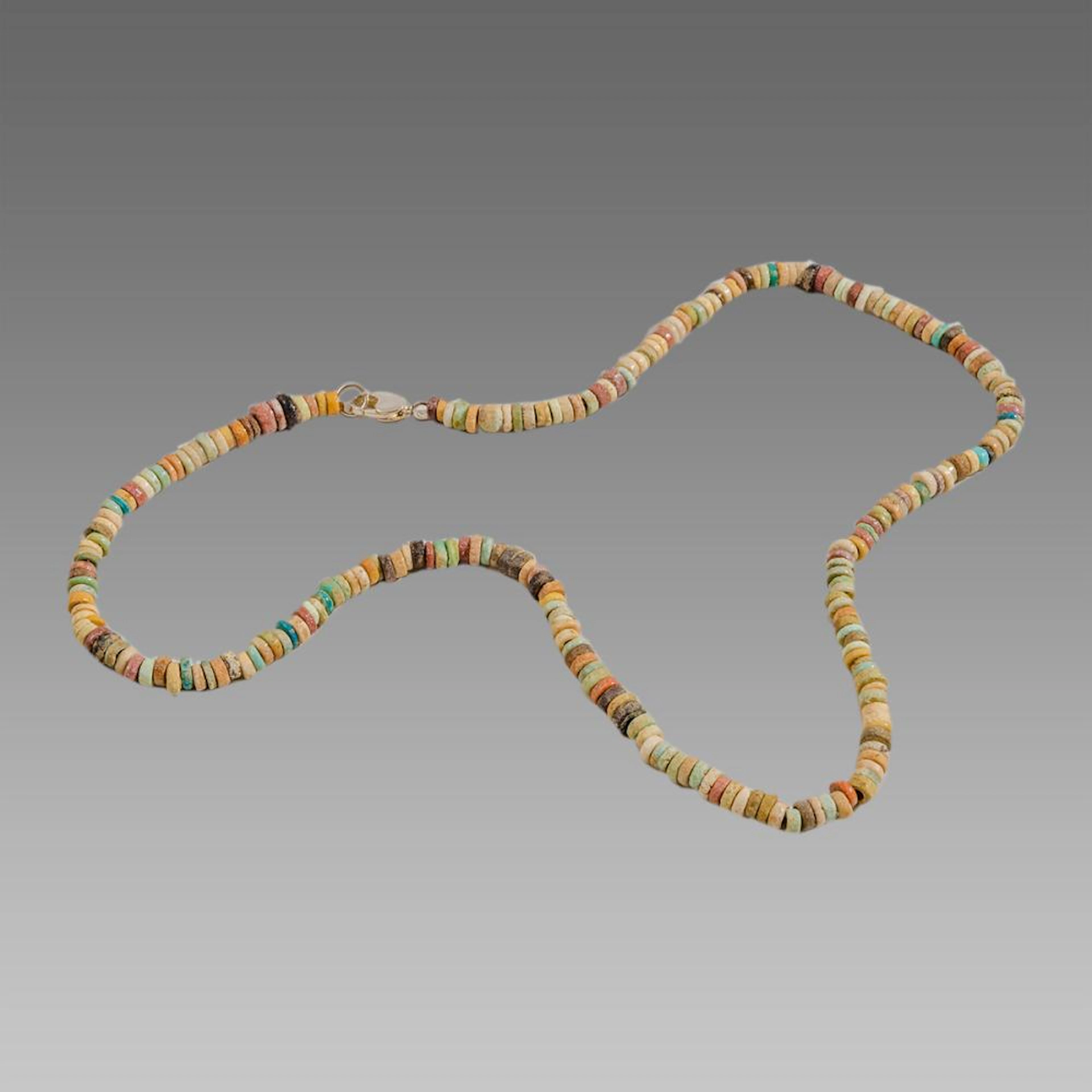 Ancient Egyptian Faience Beads Necklace c.300-50 BC.