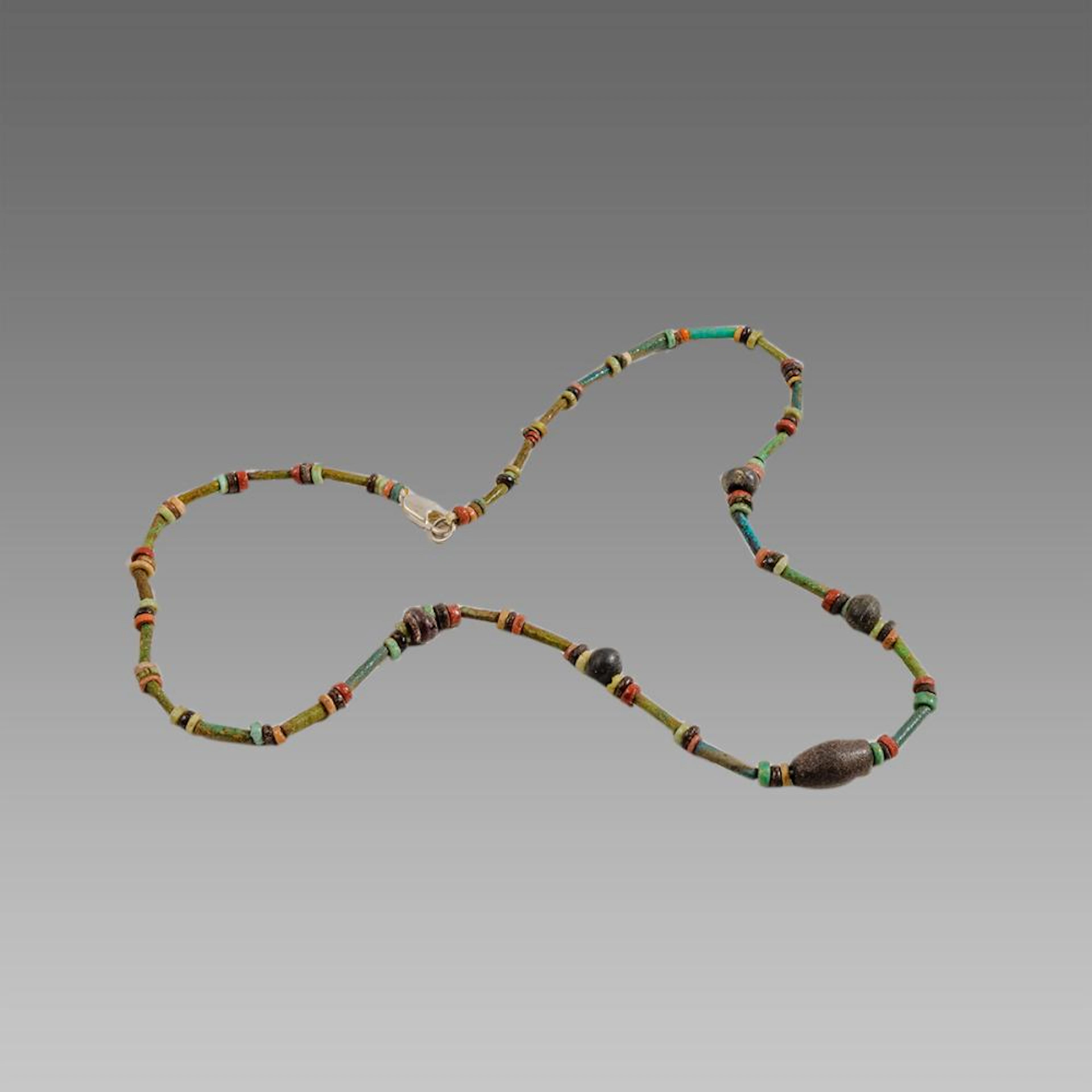 Ancient Egyptian Faience Beads Necklace c.300-50 BC.