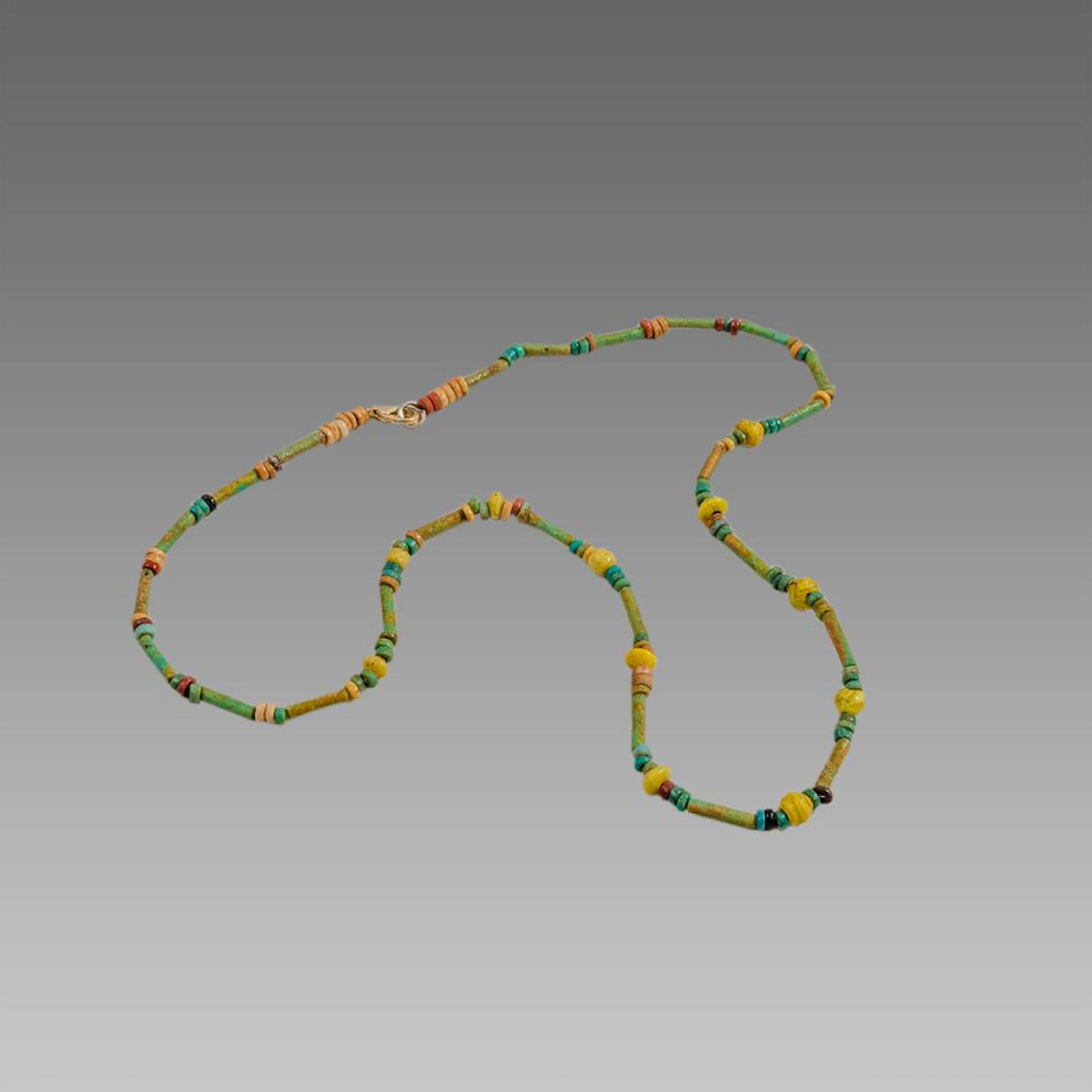 Ancient Egyptian Faience Beads Necklace c.300-50 BC.