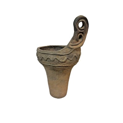 Neolithic Japanese Jomon Pottery Vessel.