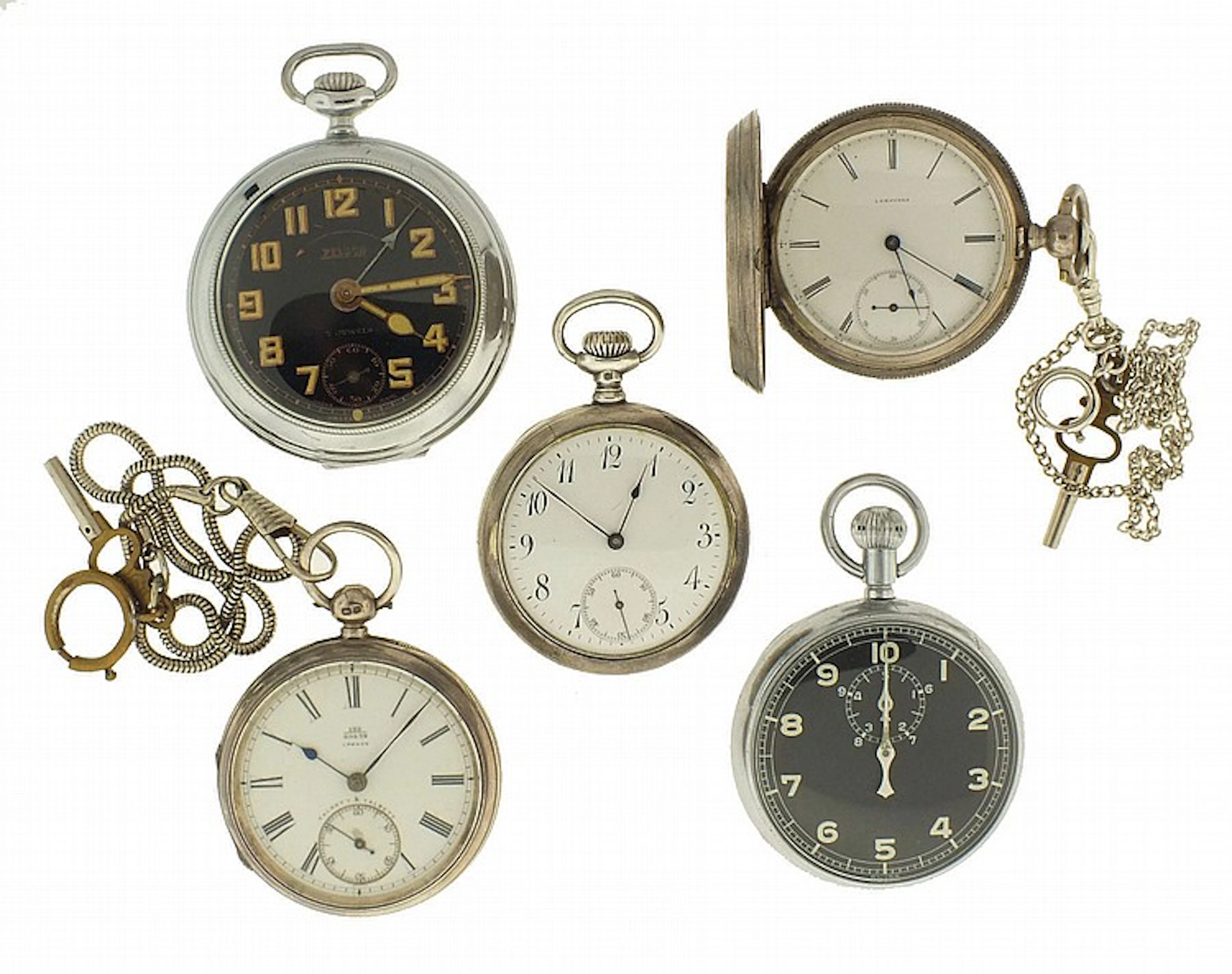 Pocket watches- 5 (Five): Longines "Francillon"