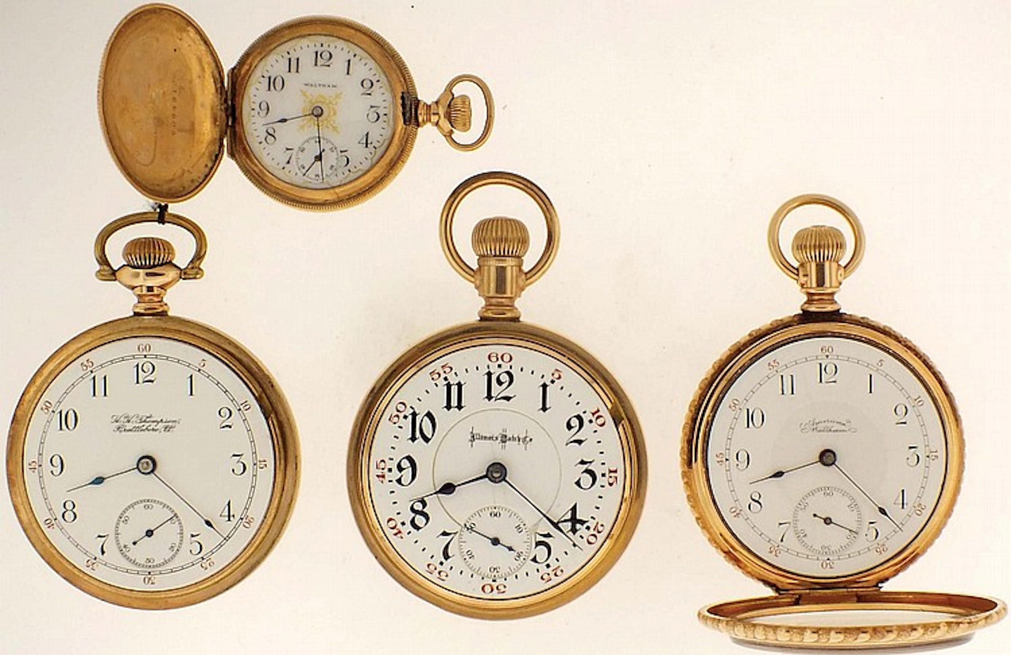Pocket watches- 4 (Four): The first a Hamilton "930"