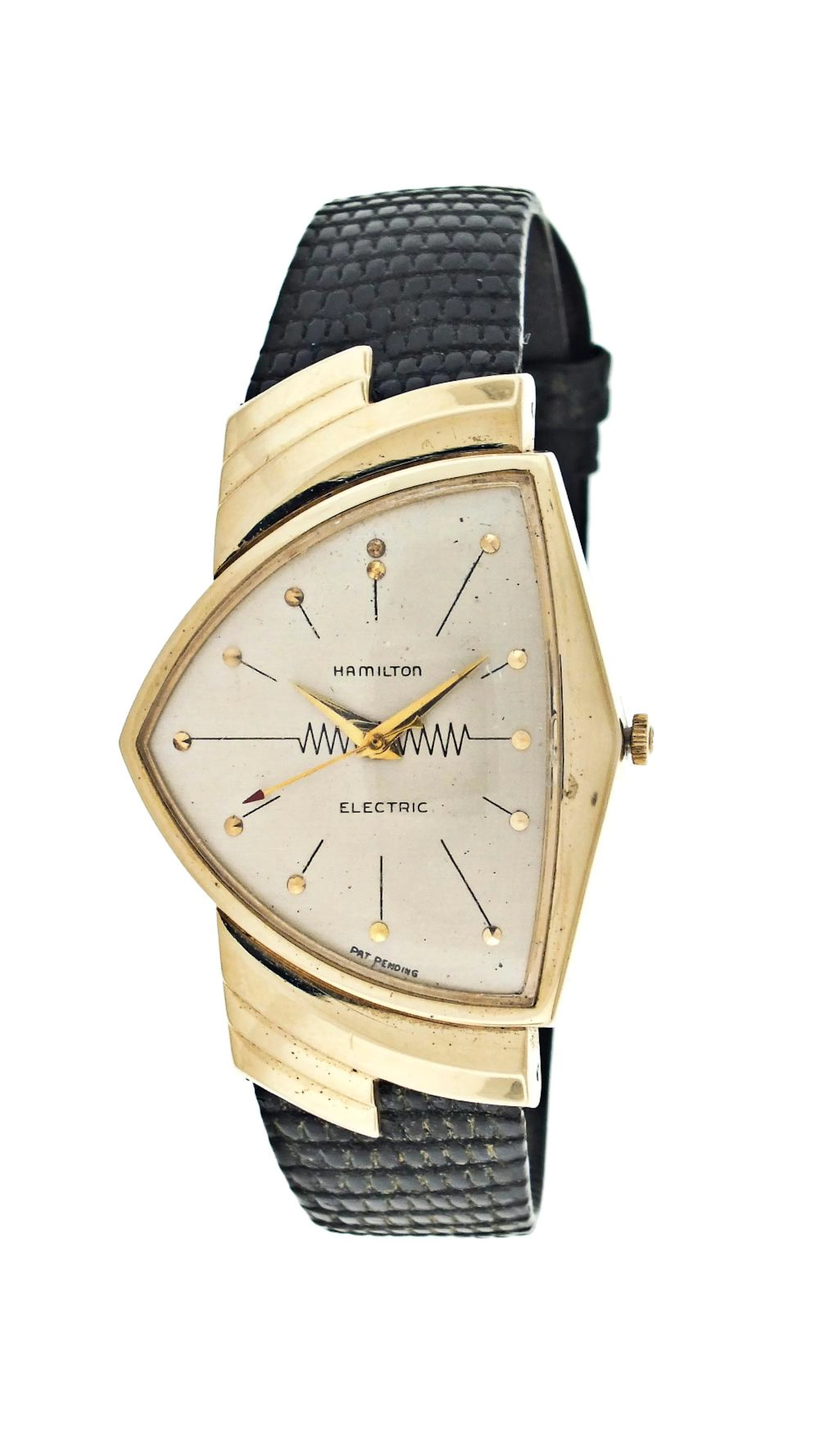 Hamilton Watch Co., an electric Ventura model wrist watch