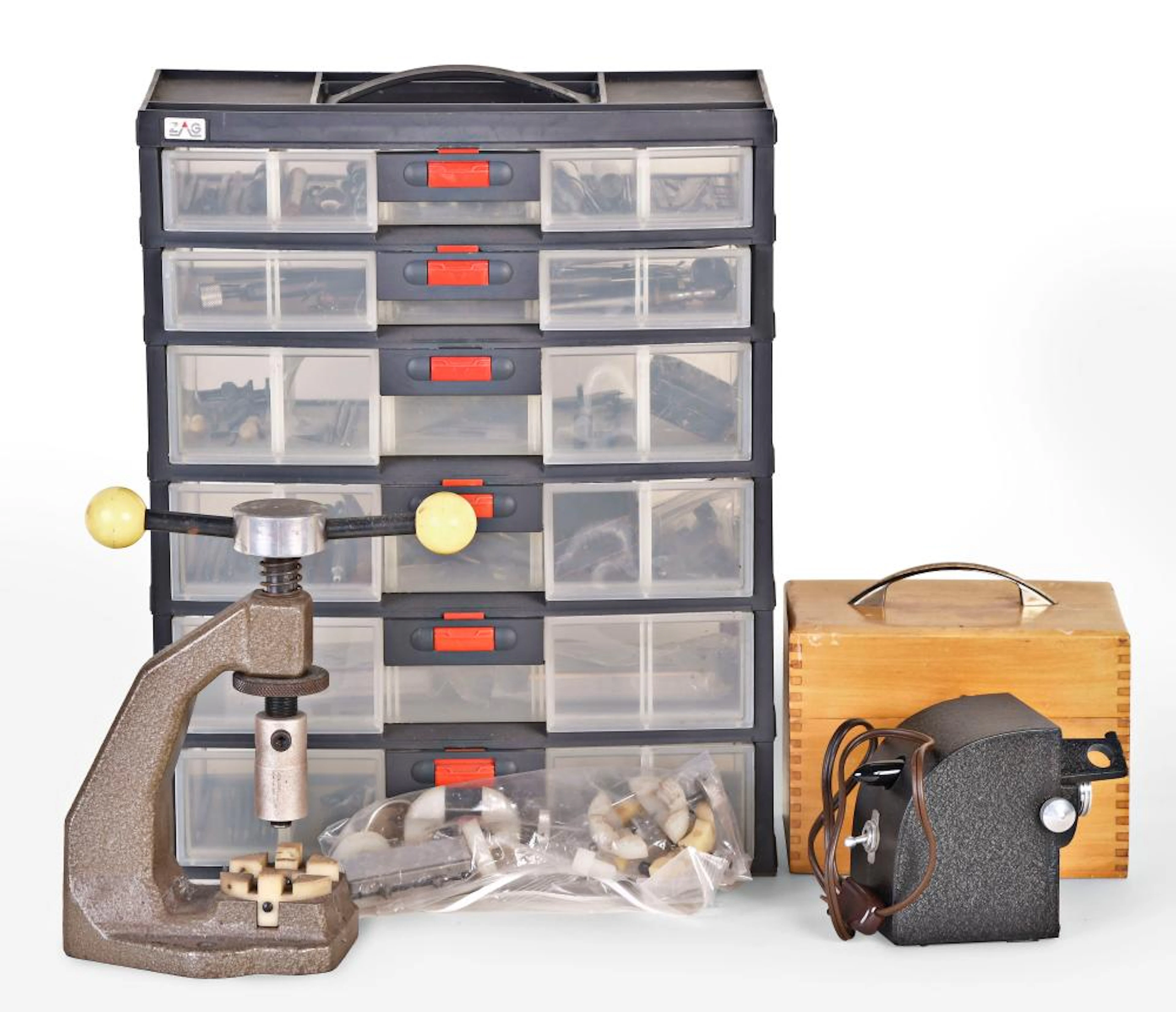 A good lot of watch maker's tools